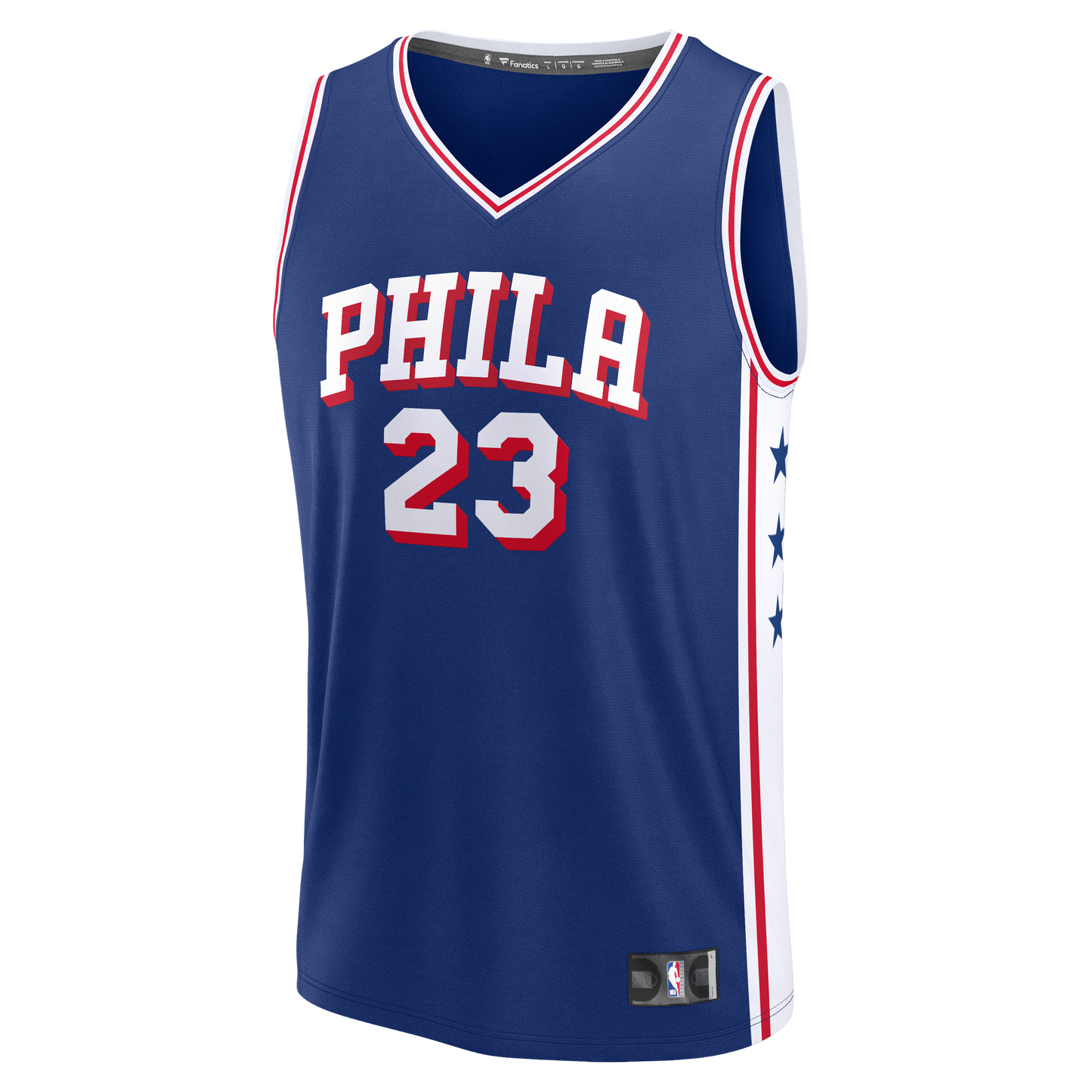 Youth Philadelphia 76ers LeBron James Fanatics Royal Fast Break Jersey - Icon Edition