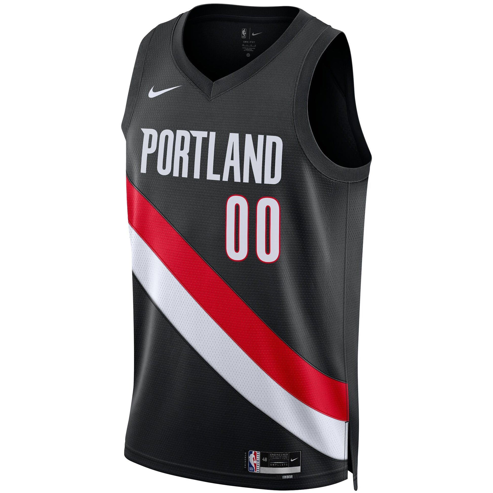 Unisex Portland Trail Blazers Scoot Henderson Nike Black Swingman Jersey - Icon Edition