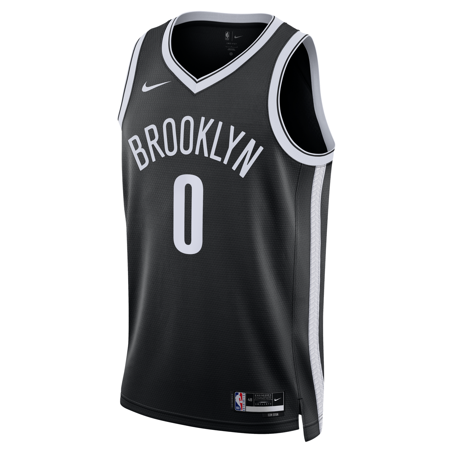 Unisex Brooklyn Nets Mikel Brown Jr. Nike Black Swingman Jersey - Icon Edition