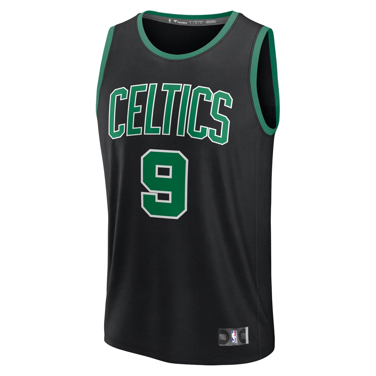 Men's Boston Celtics Derrick White Fanatics Black Fast Break Replica Player Jersey - Statement Edition