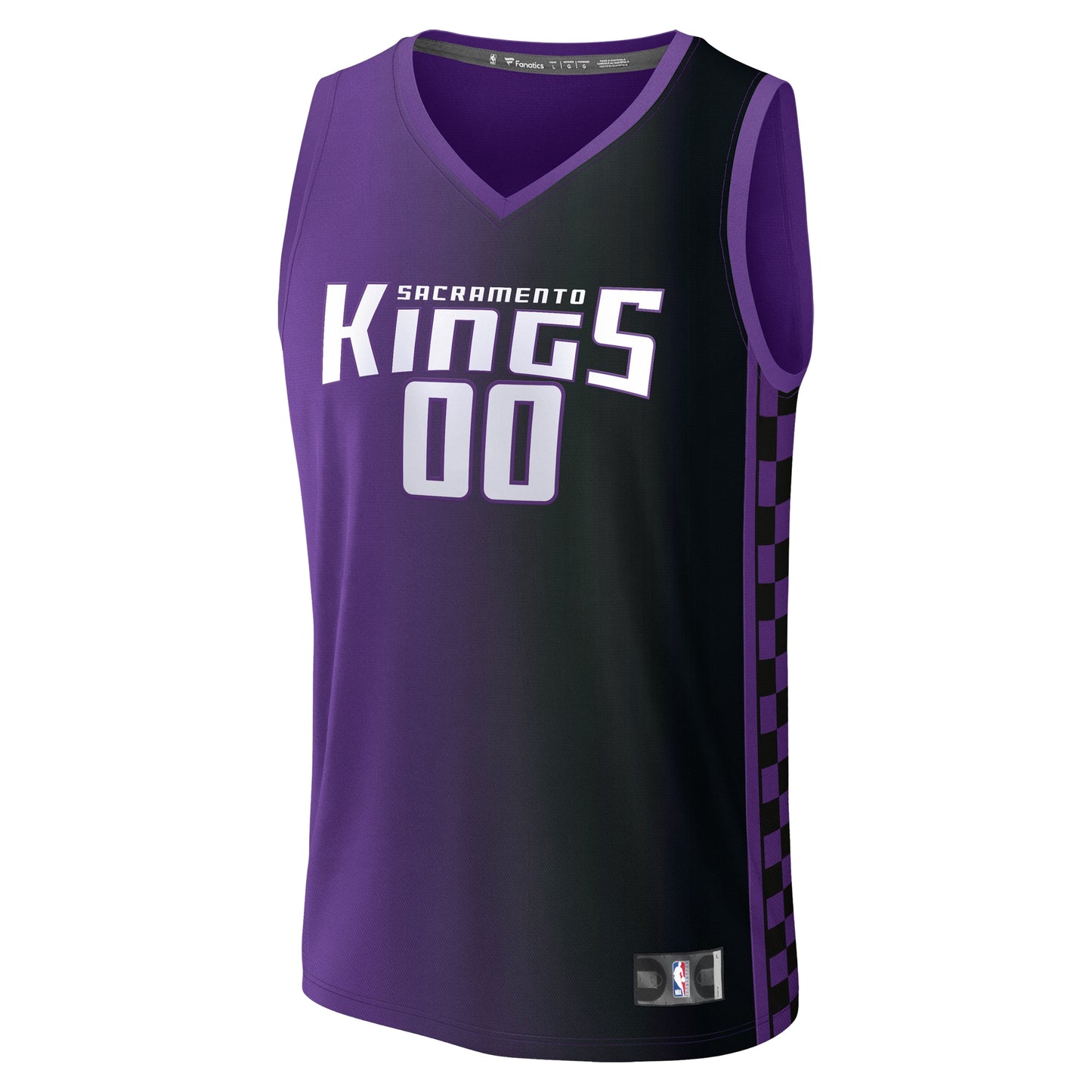 Youth Sacramento Kings Fanatics Purple Fast Break Custom Replica Jersey - Statement Edition