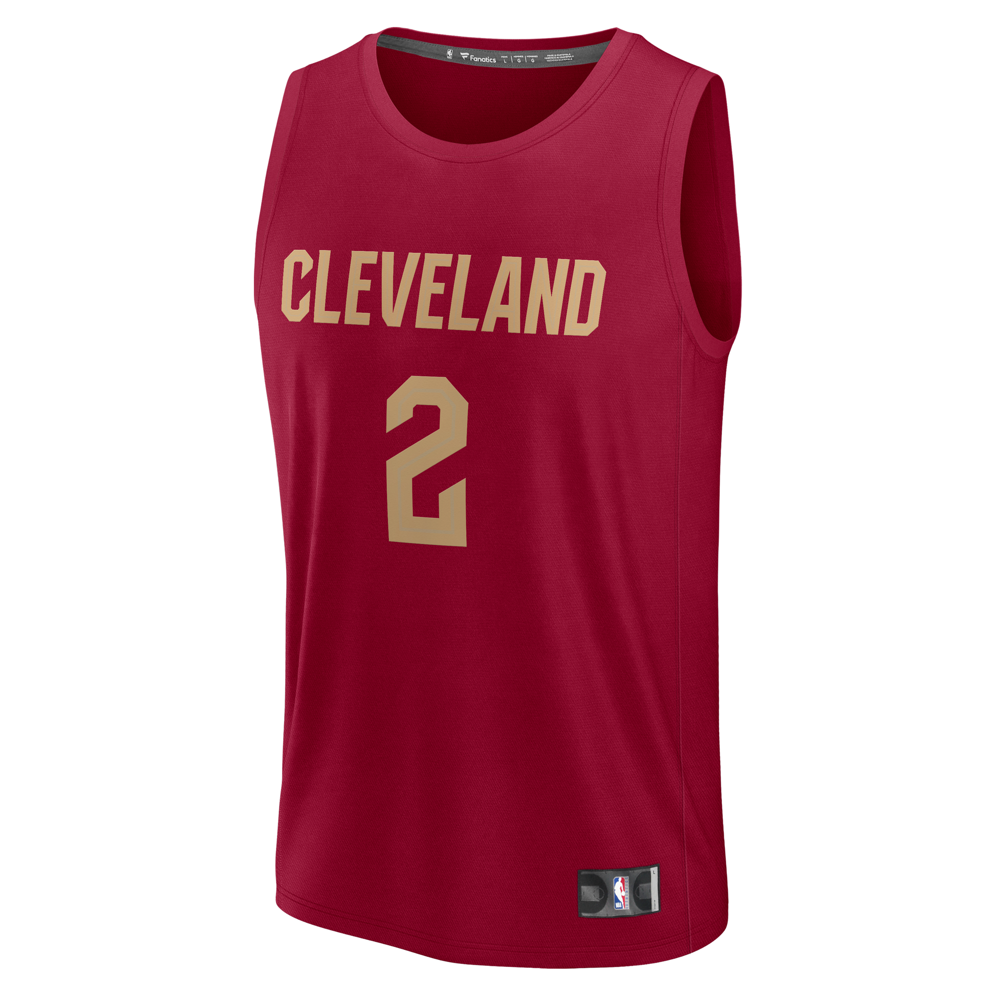 Men's Cleveland Cavaliers Lonzo Ball Fanatics Wine Fast Break Replica Jersey - Icon Edition