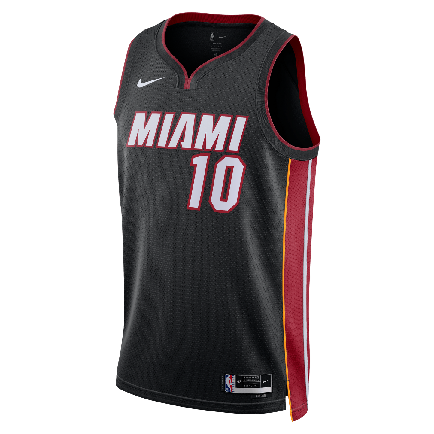 Unisex Miami Heat Tim Hardaway Jr. Nike Black Swingman Jersey - Icon Edition