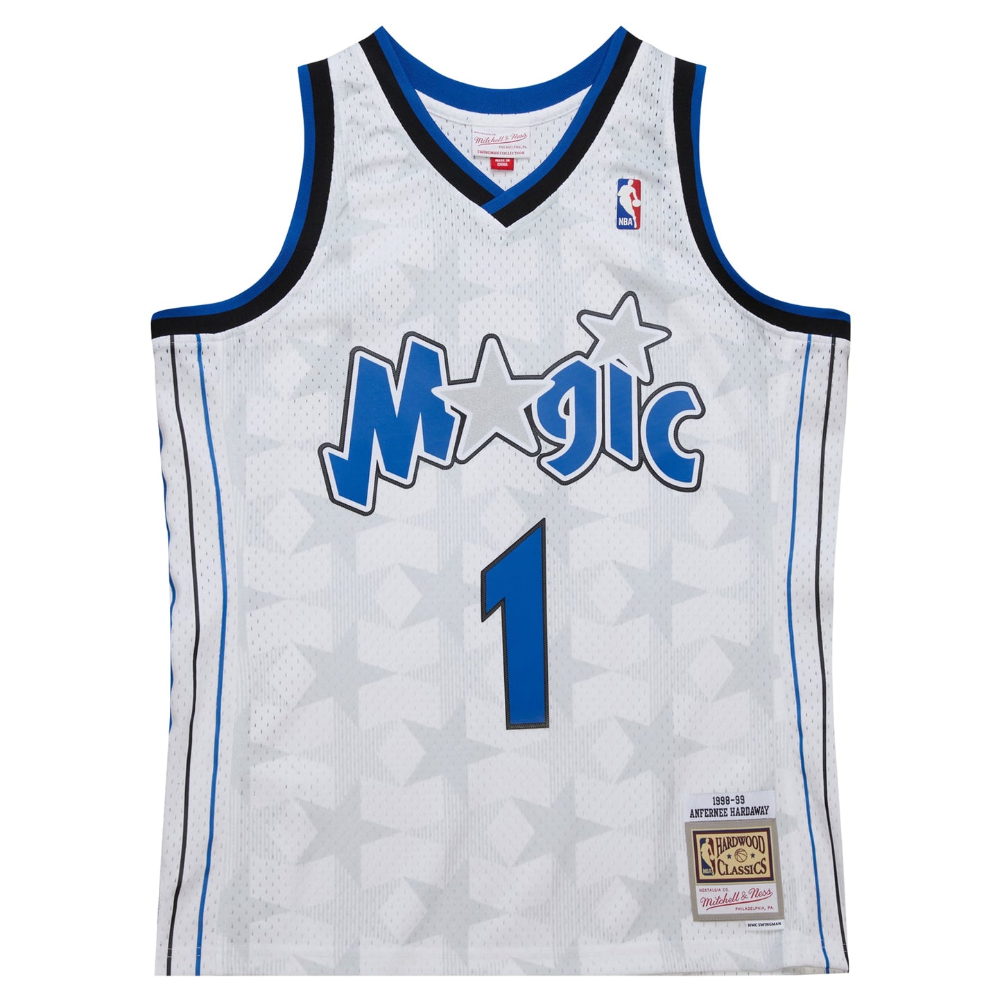 Men's Orlando Magic Penny Hardaway Mitchell & Ness White 1998/99 Hardwood Classics Swingman Jersey
