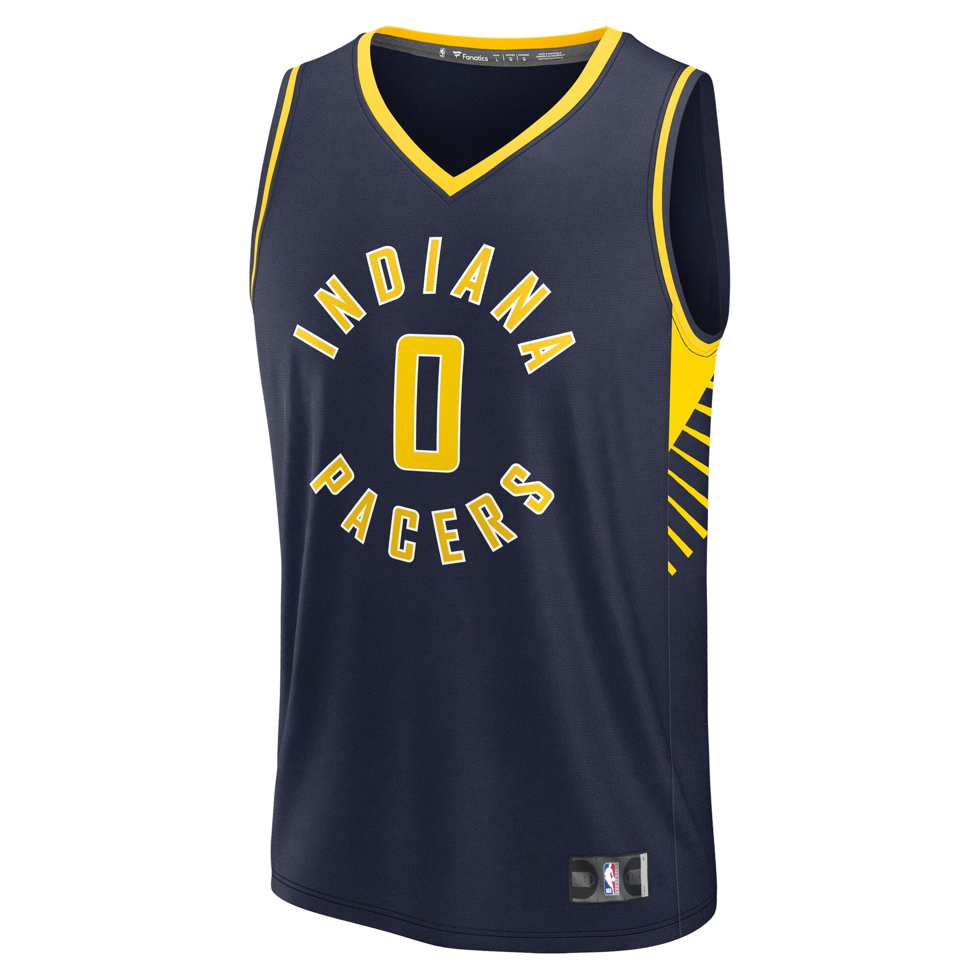 Youth Indiana Pacers Tyrese Haliburton Fanatics Navy Fast Break Replica Player Jersey - Icon Edition