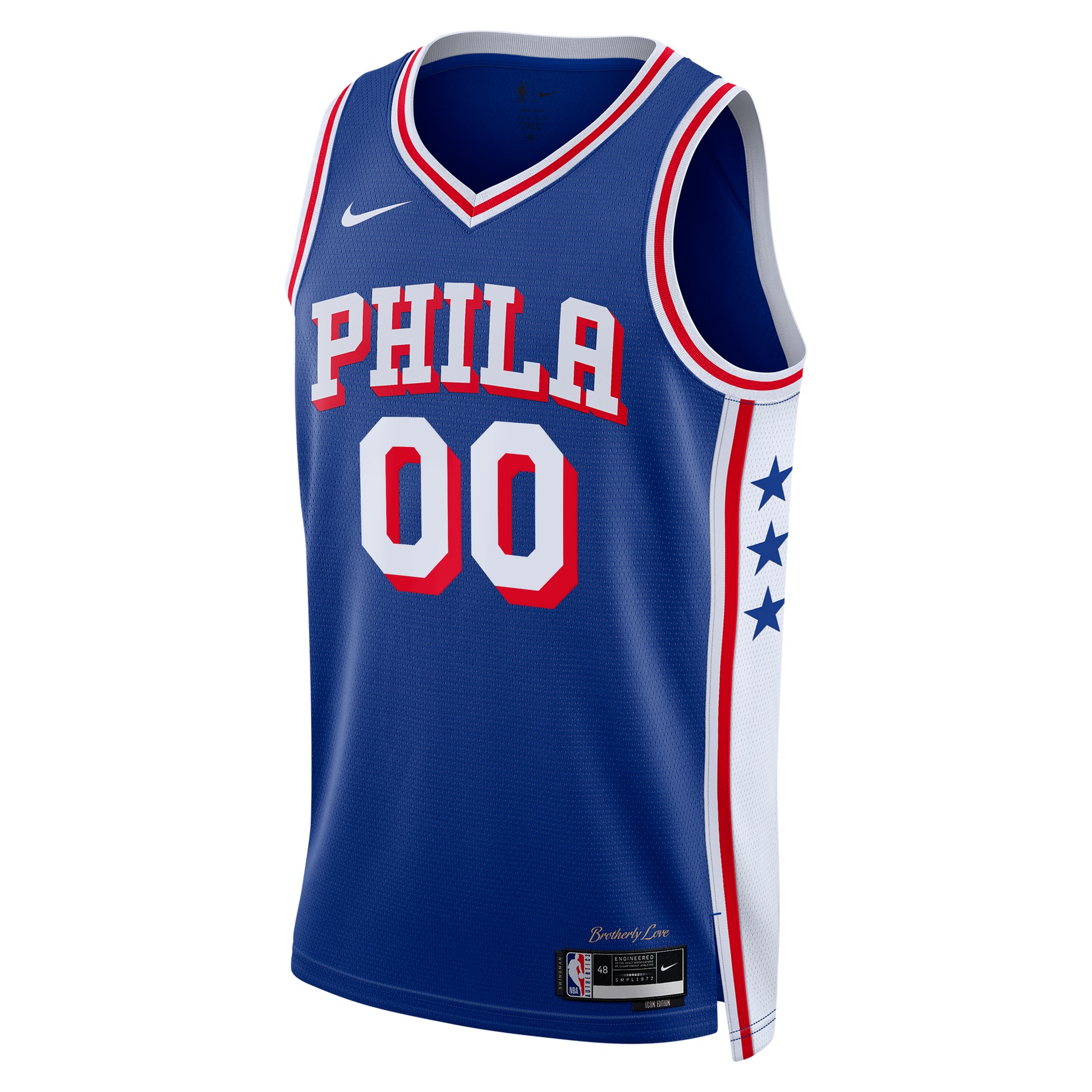 Youth Philadelphia 76ers Labaron Philon Jr. Nike Royal Swingman Jersey - Icon Edition