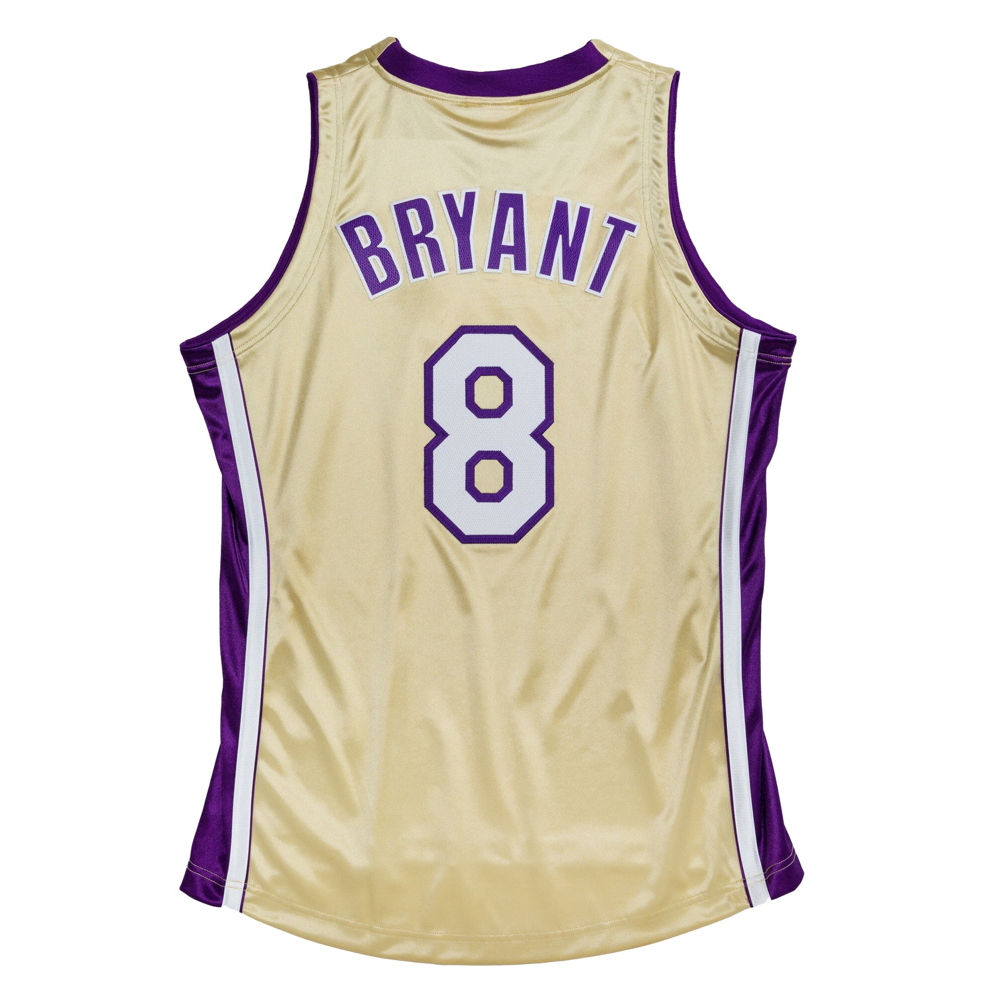 Men's Los Angeles Lakers Kobe Bryant Mitchell & Ness Gold Hall of Fame Class of 2020 #8 Authentic Jersey