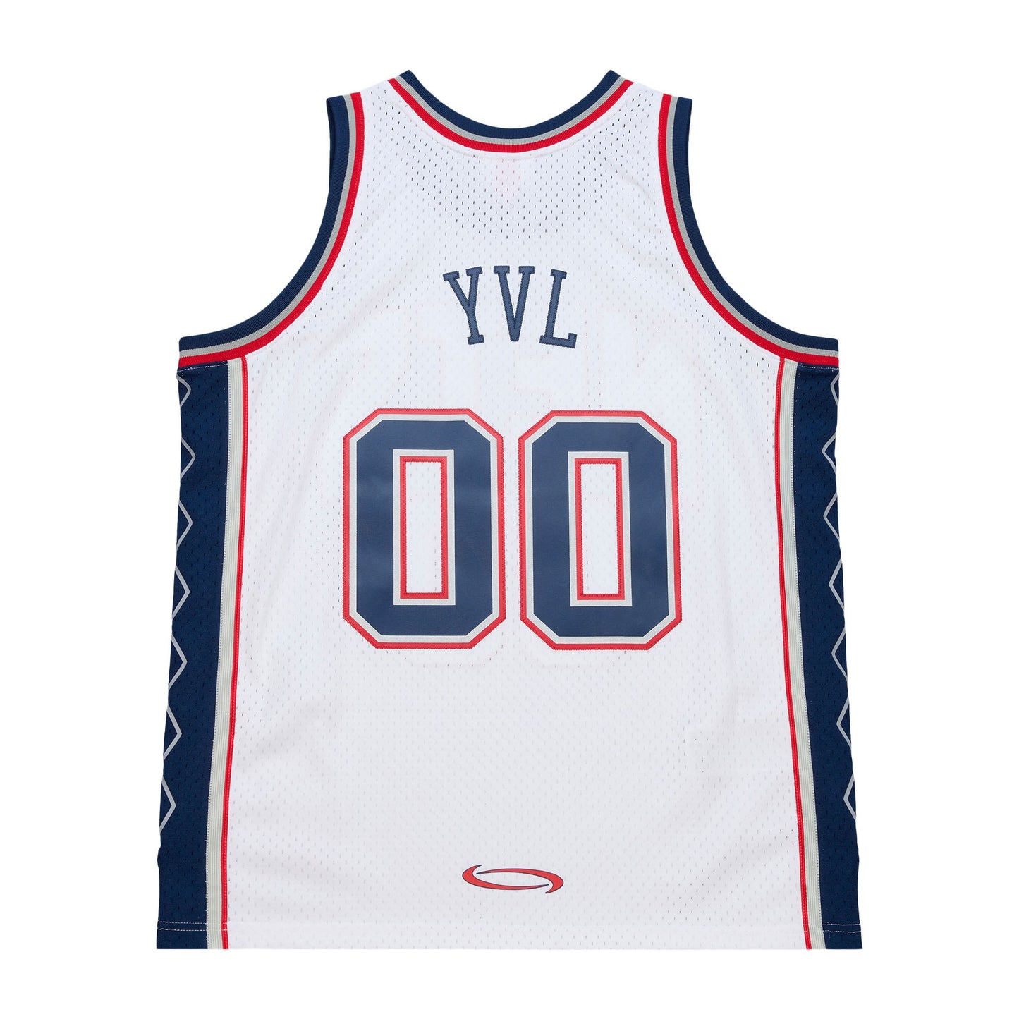 Men's New Jersey Nets Mitchell & Ness x Playboi Carti White 2006-07 Swingman Jersey