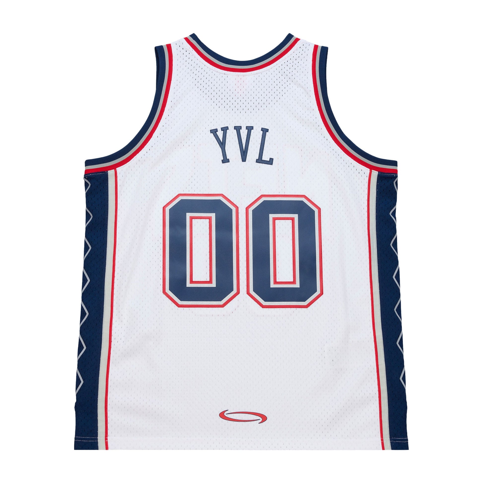 Men's New Jersey Nets Mitchell & Ness x Playboi Carti White 2006-07 Swingman Jersey