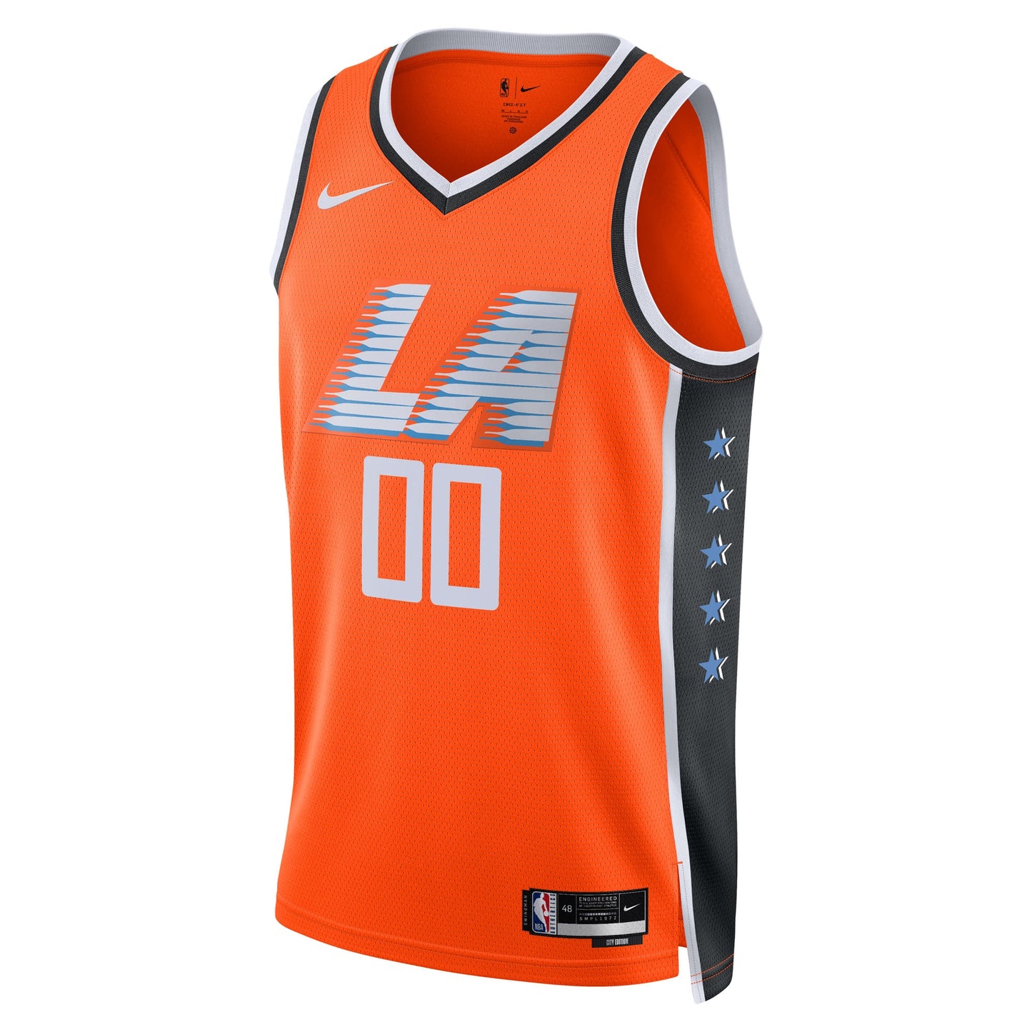 Unisex LA Clippers Nike Orange 2025/26 City Edition Swingman Custom Jersey