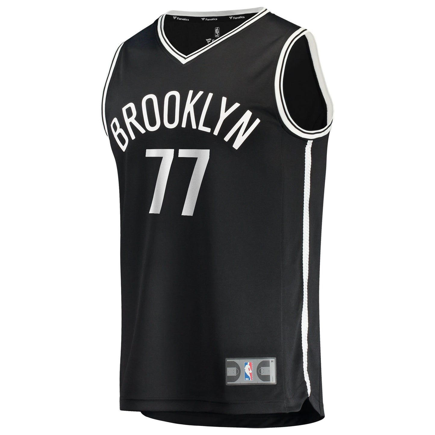 Men's Brooklyn Nets Ben Saraf Fanatics Black Fast Break Replica Jersey - Icon Edition