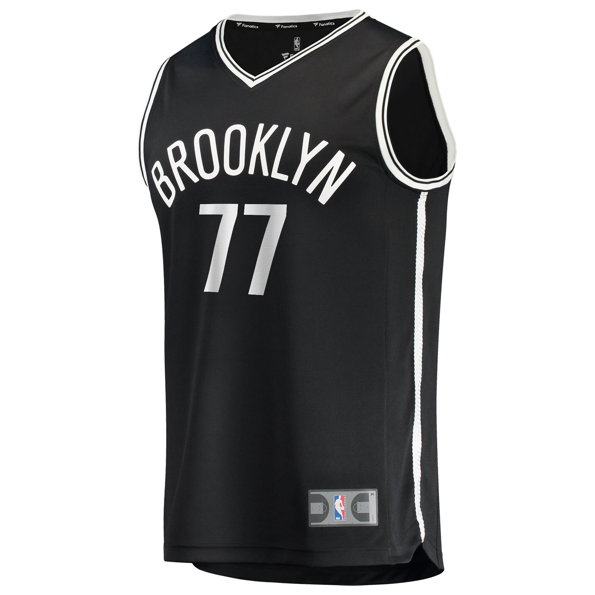 Youth Brooklyn Nets Ben Saraf Fanatics Black Fast Break Replica Jersey - Icon Edition