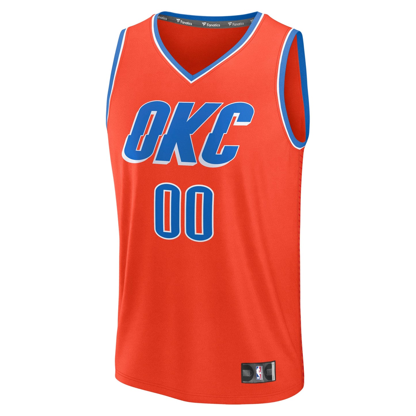 Youth Oklahoma City Thunder Fanatics Orange Fast Break Custom Jersey - Statement Edition