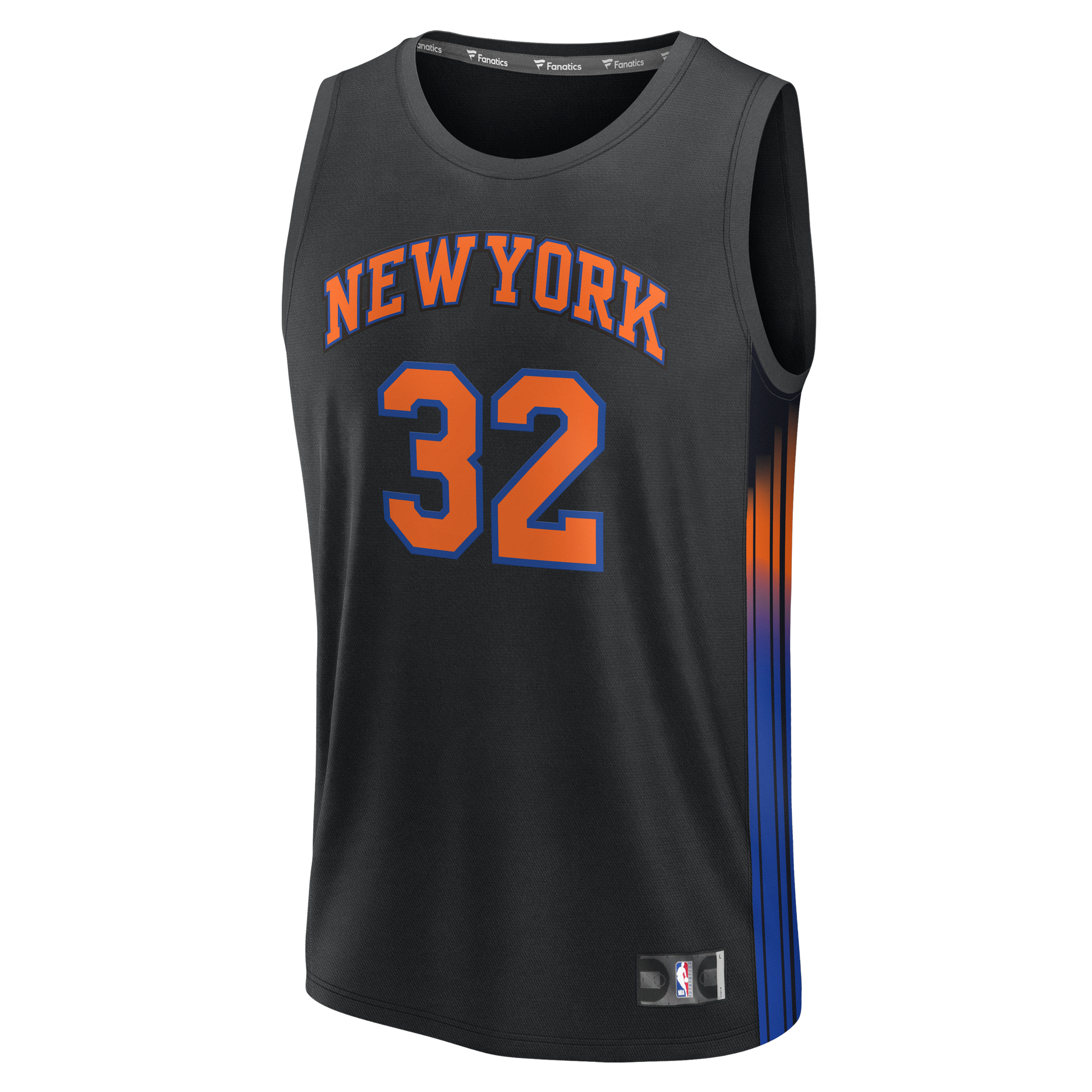 Youth New York Knicks Karl-Anthony Towns Fanatics Black Fast Break Jersey - Statement Edition