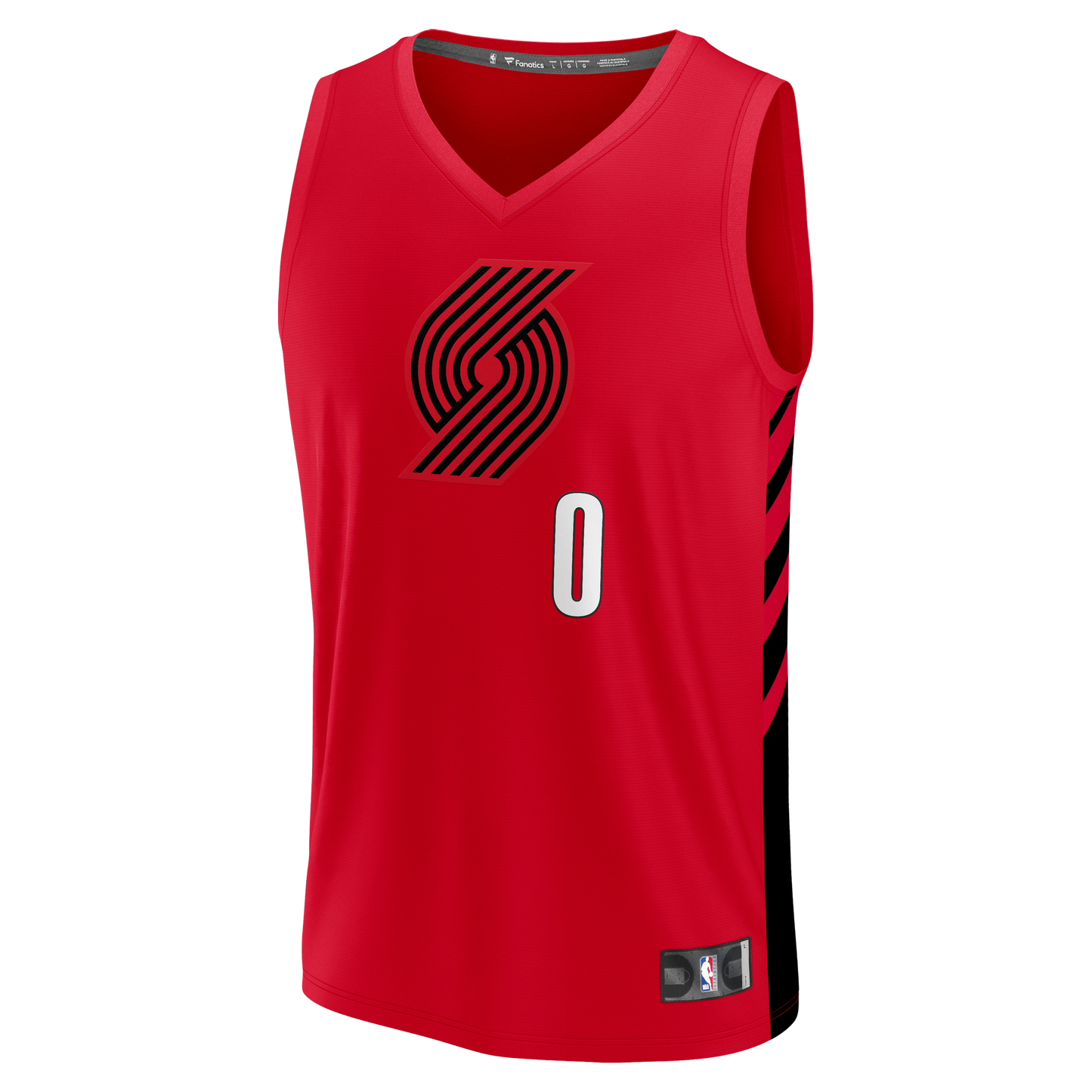 Men's Portland Trail Blazers Damian Lillard Fanatics Red Fast Break Replica Jersey - Statement Edition