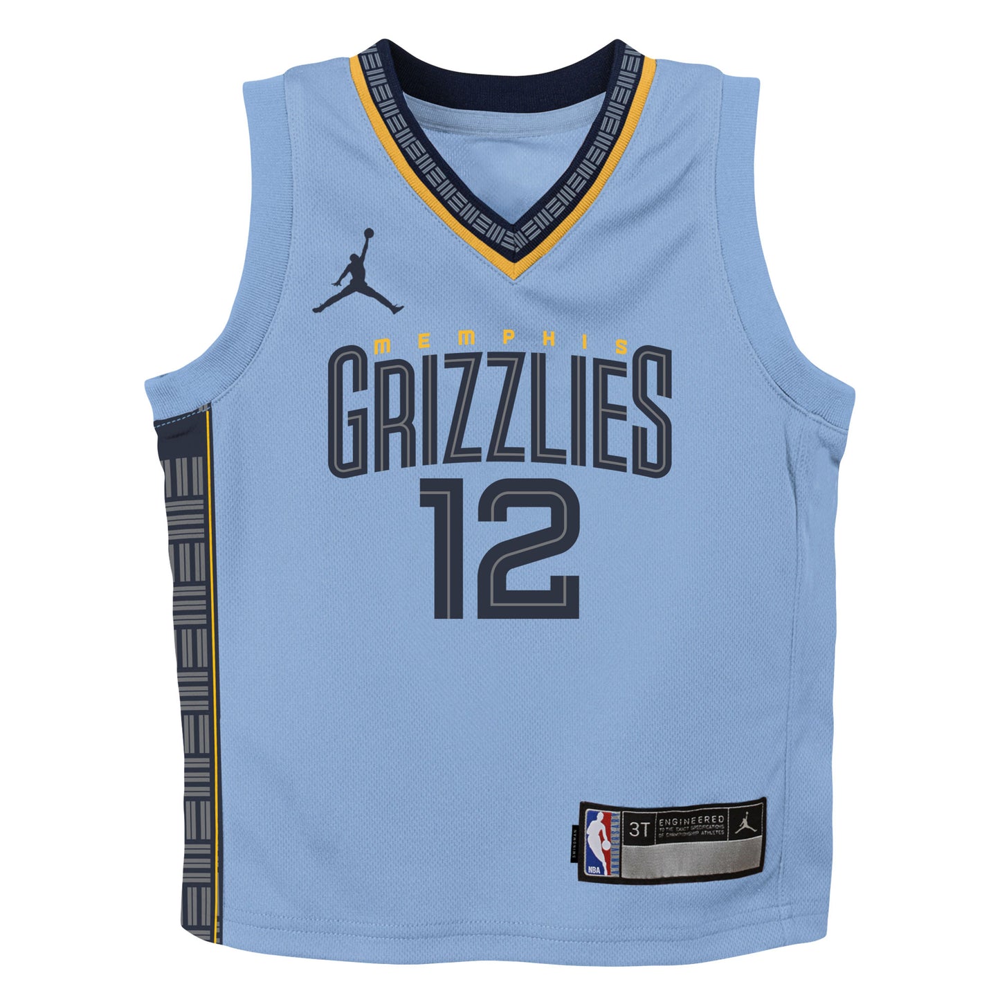 Preschool Memphis Grizzlies Ja Morant Jordan Brand Light Blue 2022/23 Statement Edition Jersey