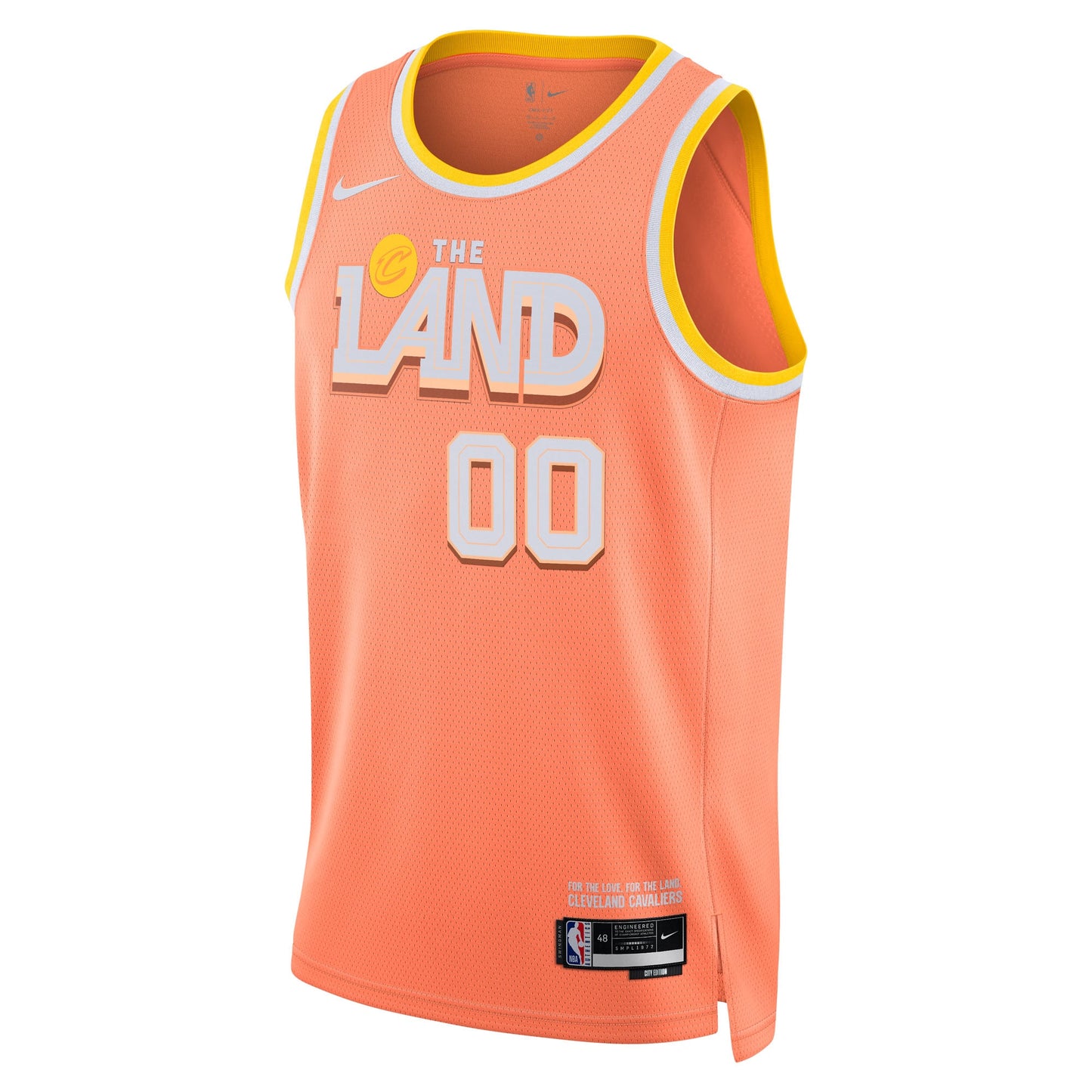 Unisex Cleveland Cavaliers Nike Orange 2025/26 City Edition Swingman Custom Jersey