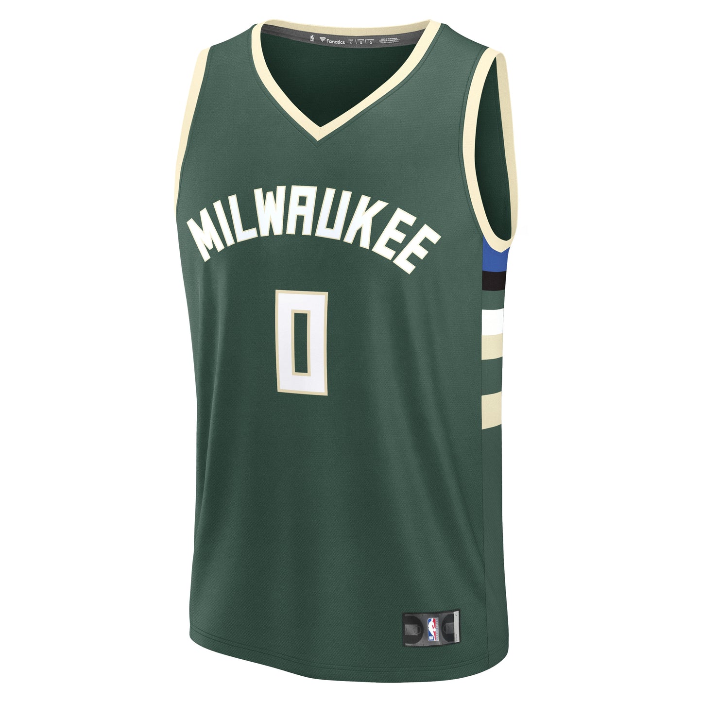 Men's Milwaukee Bucks Brayden Burries Fanatics Green 2026 NBA Draft First Round Pick Fast Break Jersey - Icon Edition