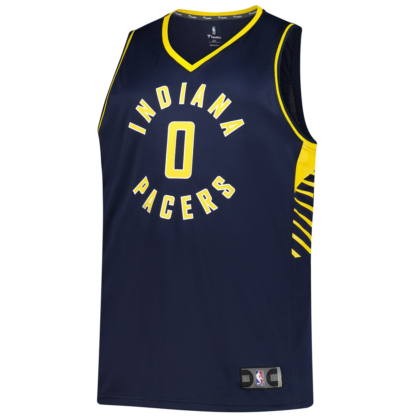 Men's Indiana Pacers Tyrese Haliburton Fanatics Navy Big & Tall Fast Break Jersey - Icon Edition