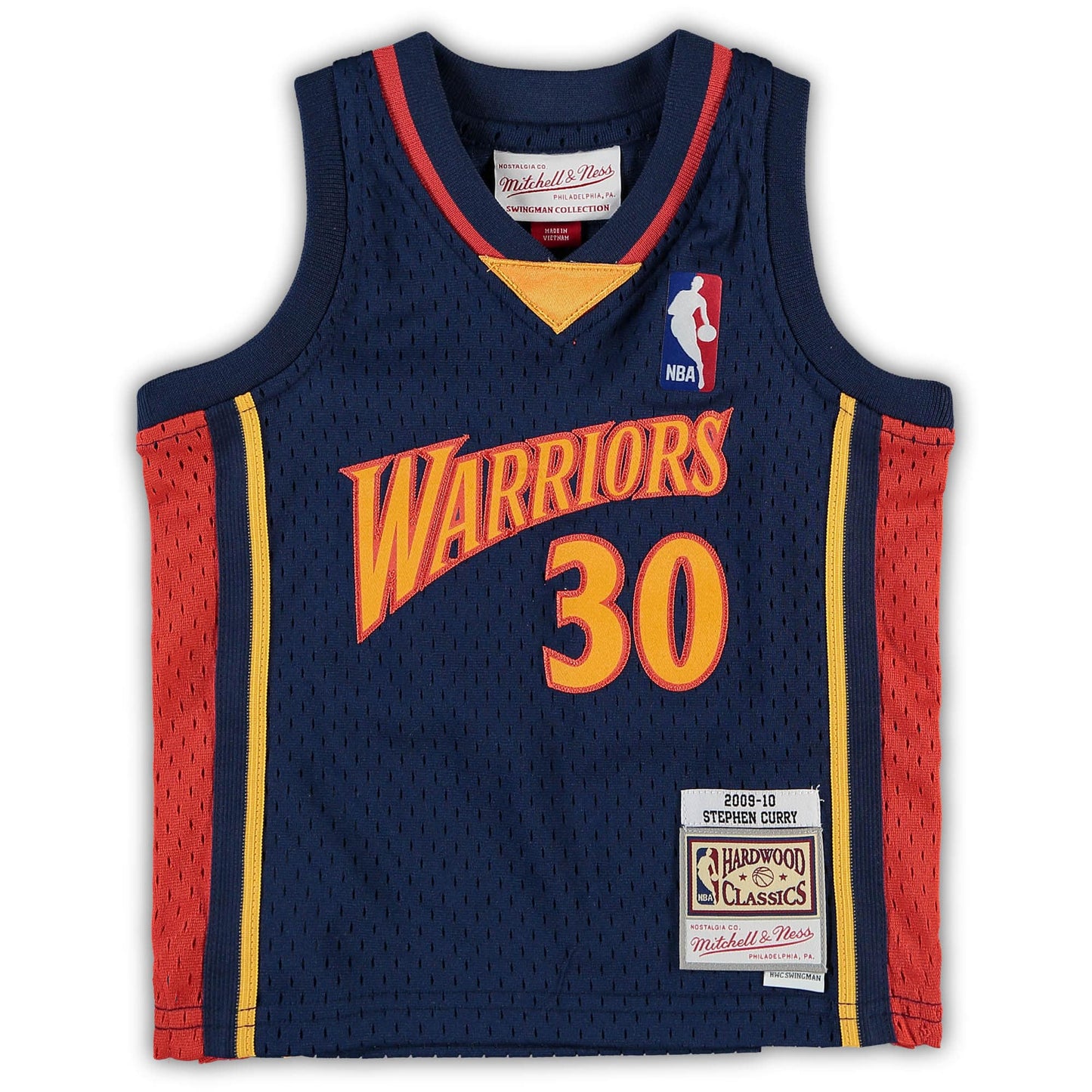 Infant Golden State Warriors Stephen Curry Mitchell & Ness Navy Historic Logo Jersey