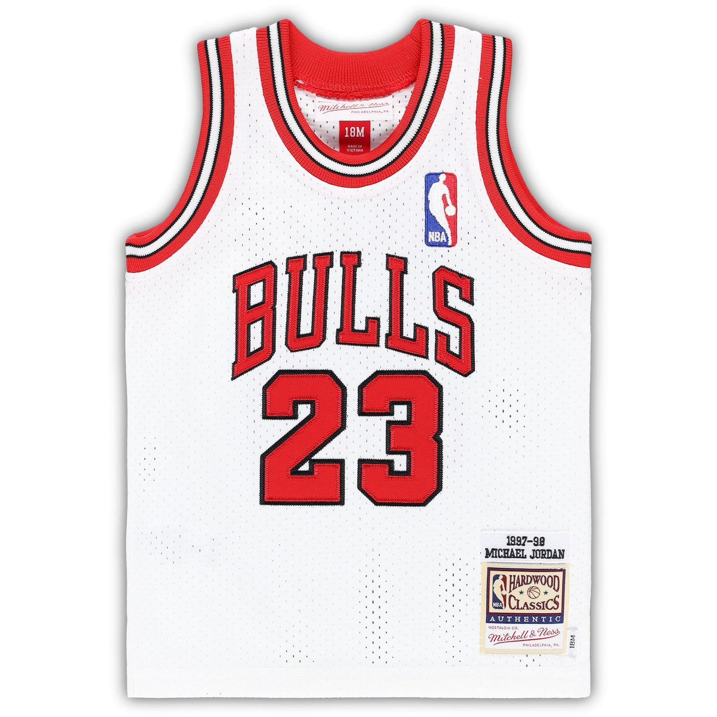 Infant Chicago Bulls Michael Jordan Mitchell & Ness White 1997/98 Hardwood Classics Authentic Jersey