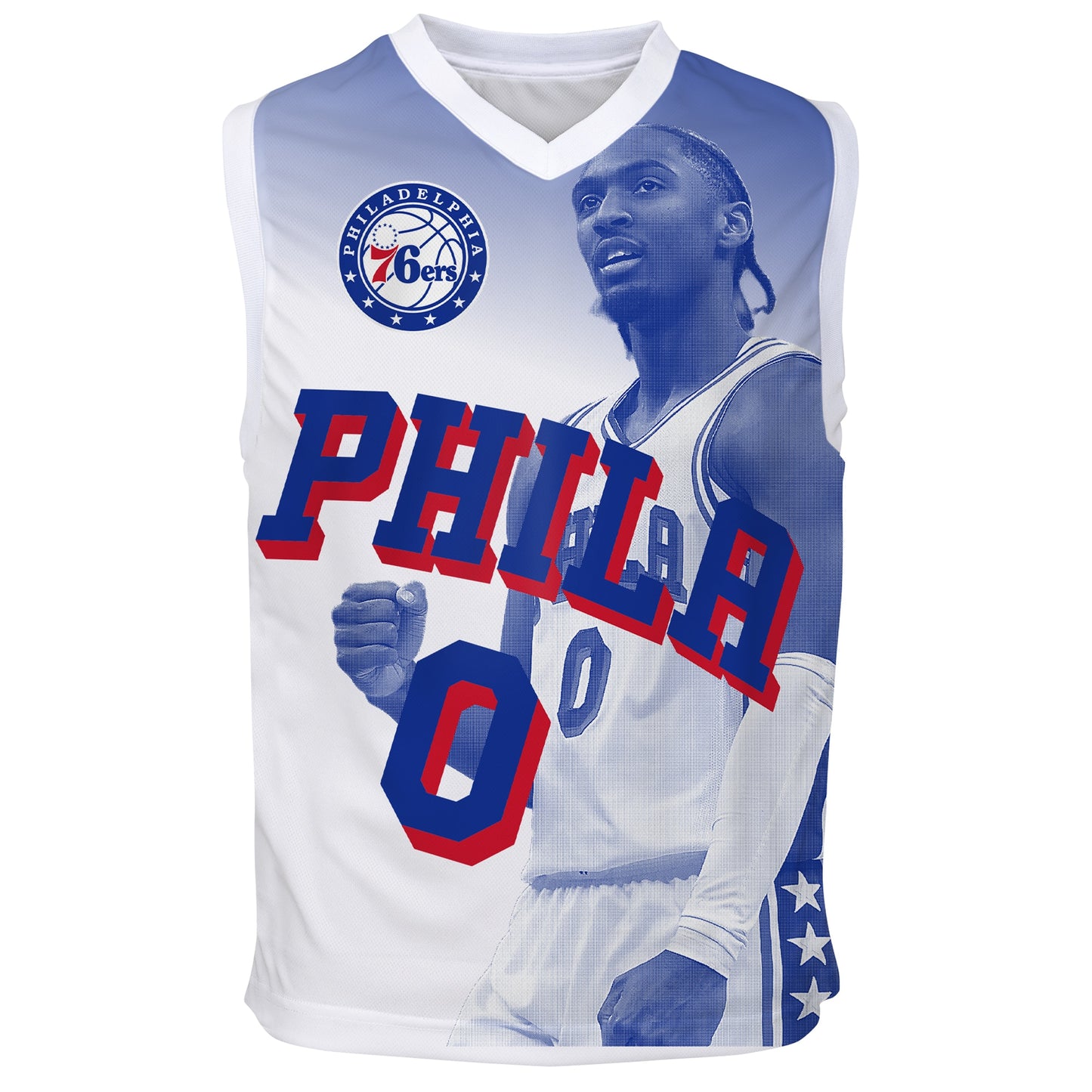 Youth Philadelphia 76ers Tyrese Maxey Outerstuff Royal Hometown Fashion Jersey
