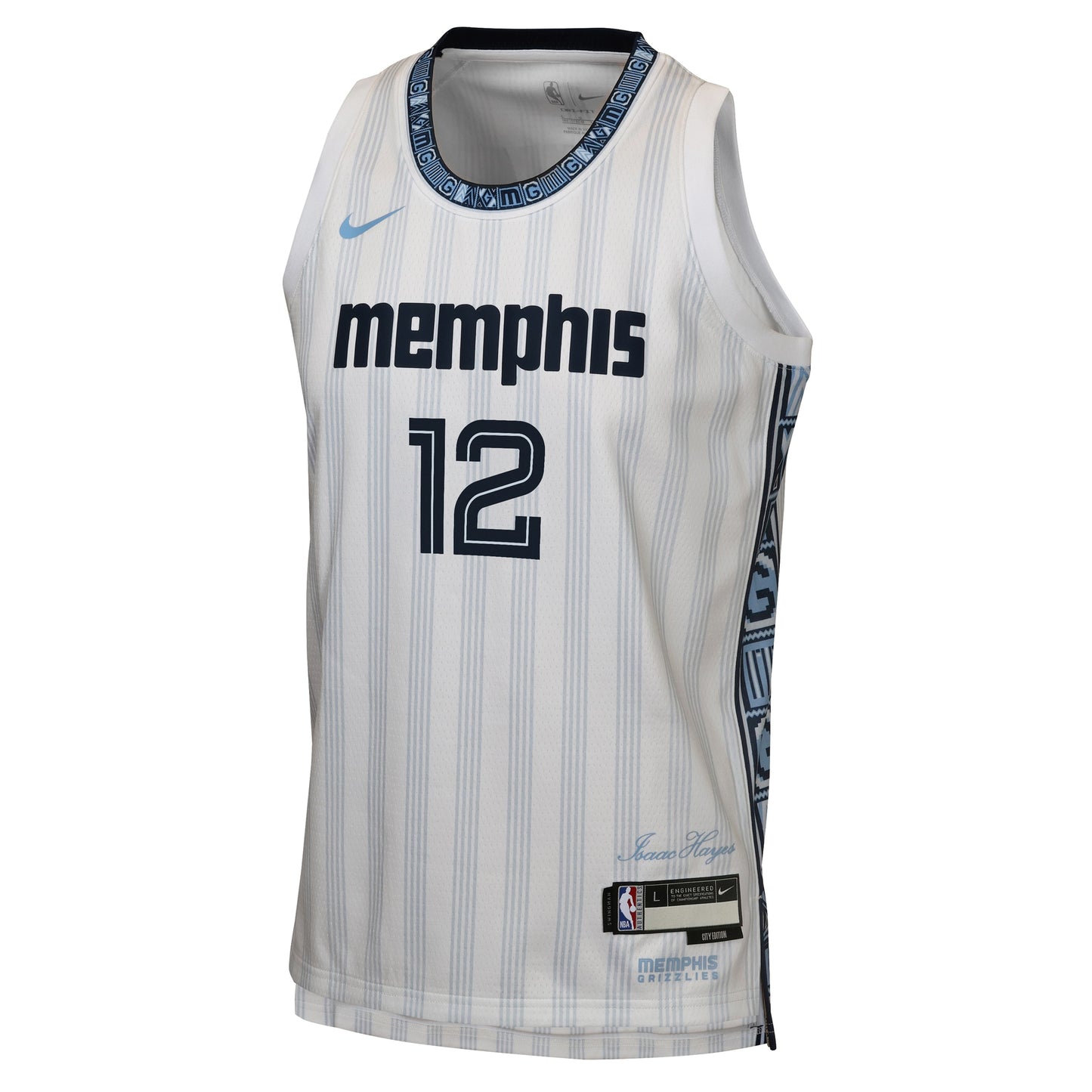 Youth Memphis Grizzlies Ja Morant Nike White 2025/26 City Edition Swingman Jersey