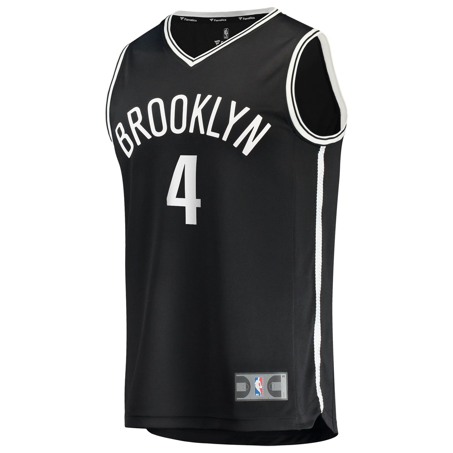 Youth Brooklyn Nets Drake Powell Fanatics Black Fast Break Replica Jersey - Icon Edition