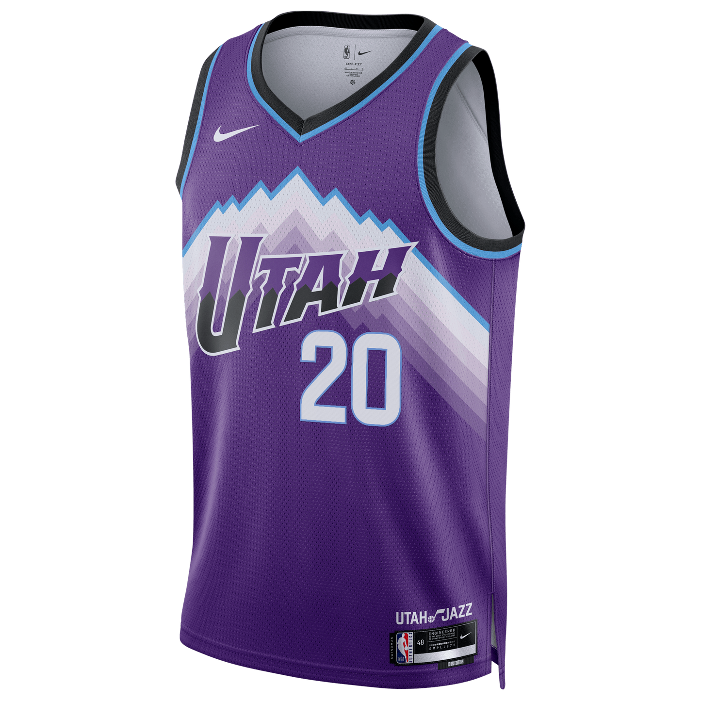 Unisex Utah Jazz Jaren Jackson Jr. Nike Purple Swingman Jersey - Icon Edition