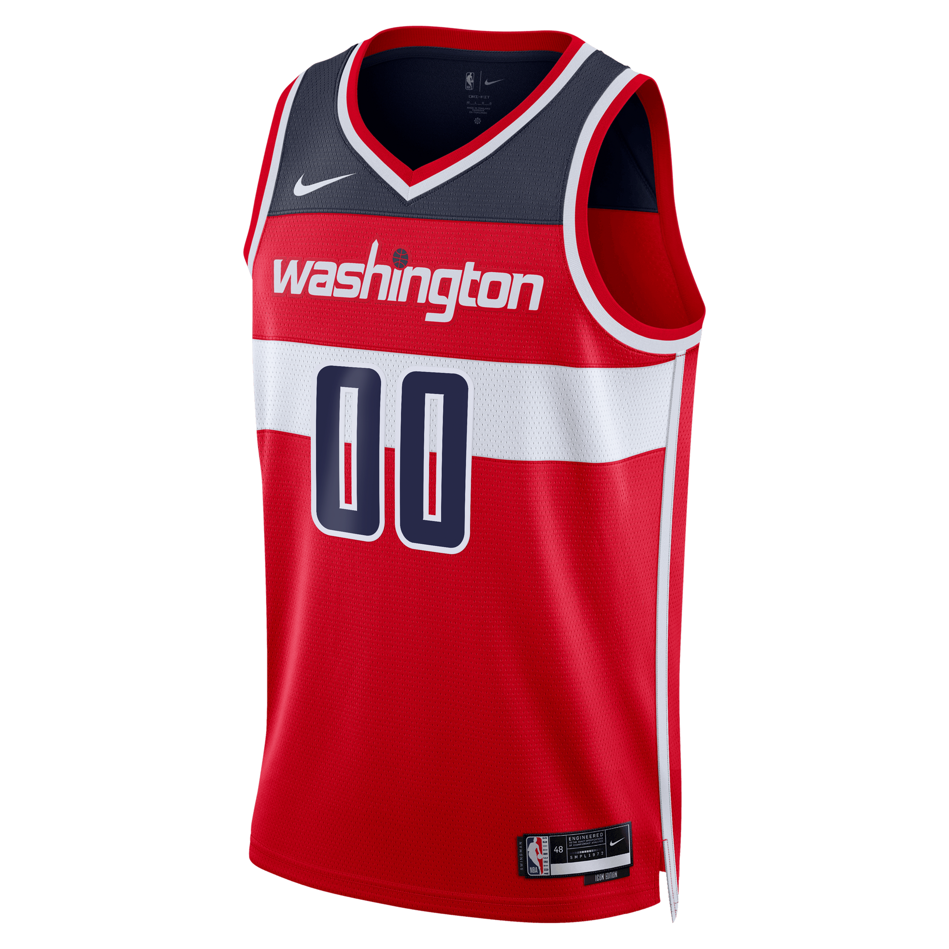Youth Washington Wizards TBD Nike Red 2026 NBA Draft First Round Pick Swingman Player Jersey - Icon Edition