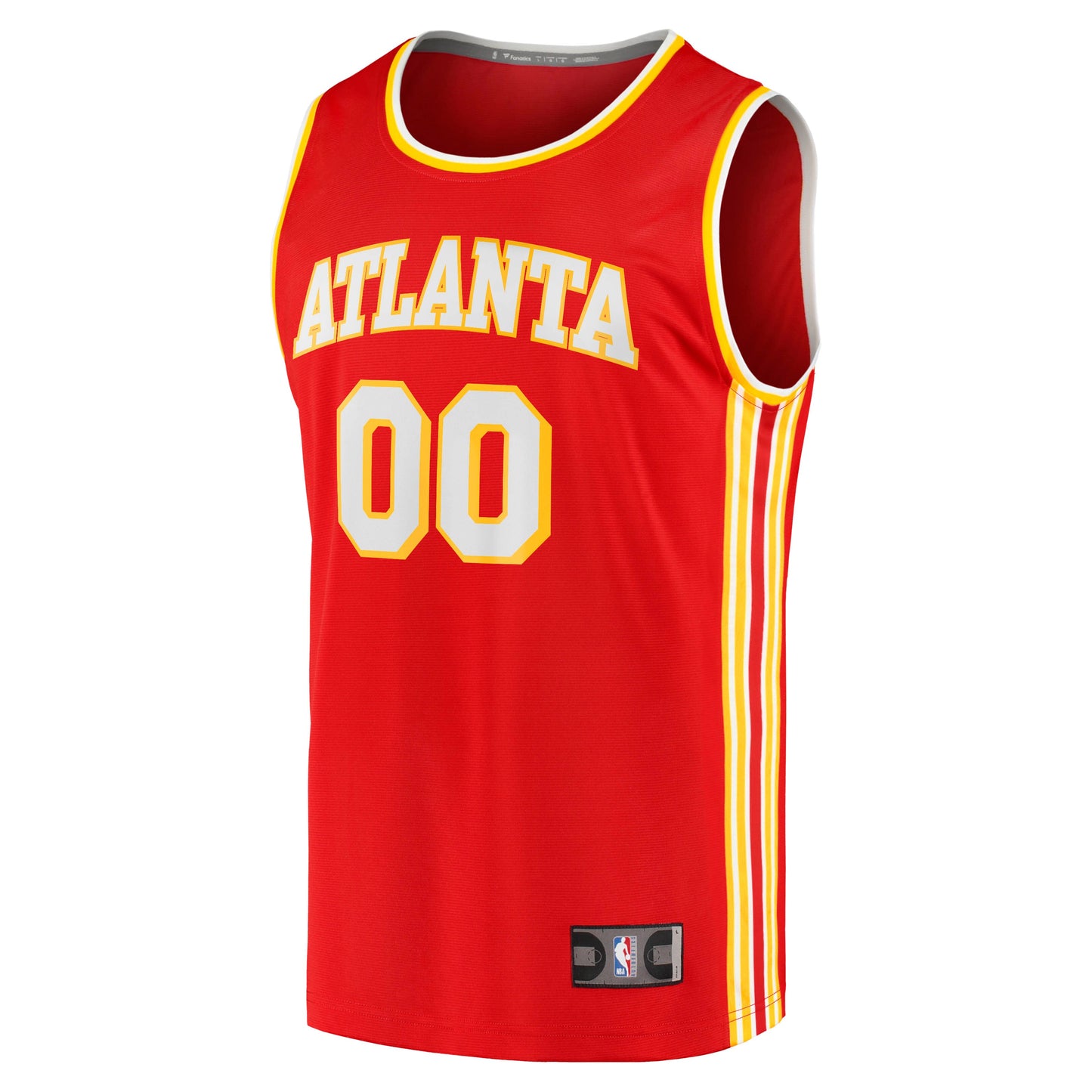 Men's Atlanta Hawks Fanatics Red Fast Break Replica Custom Jersey - Icon Edition