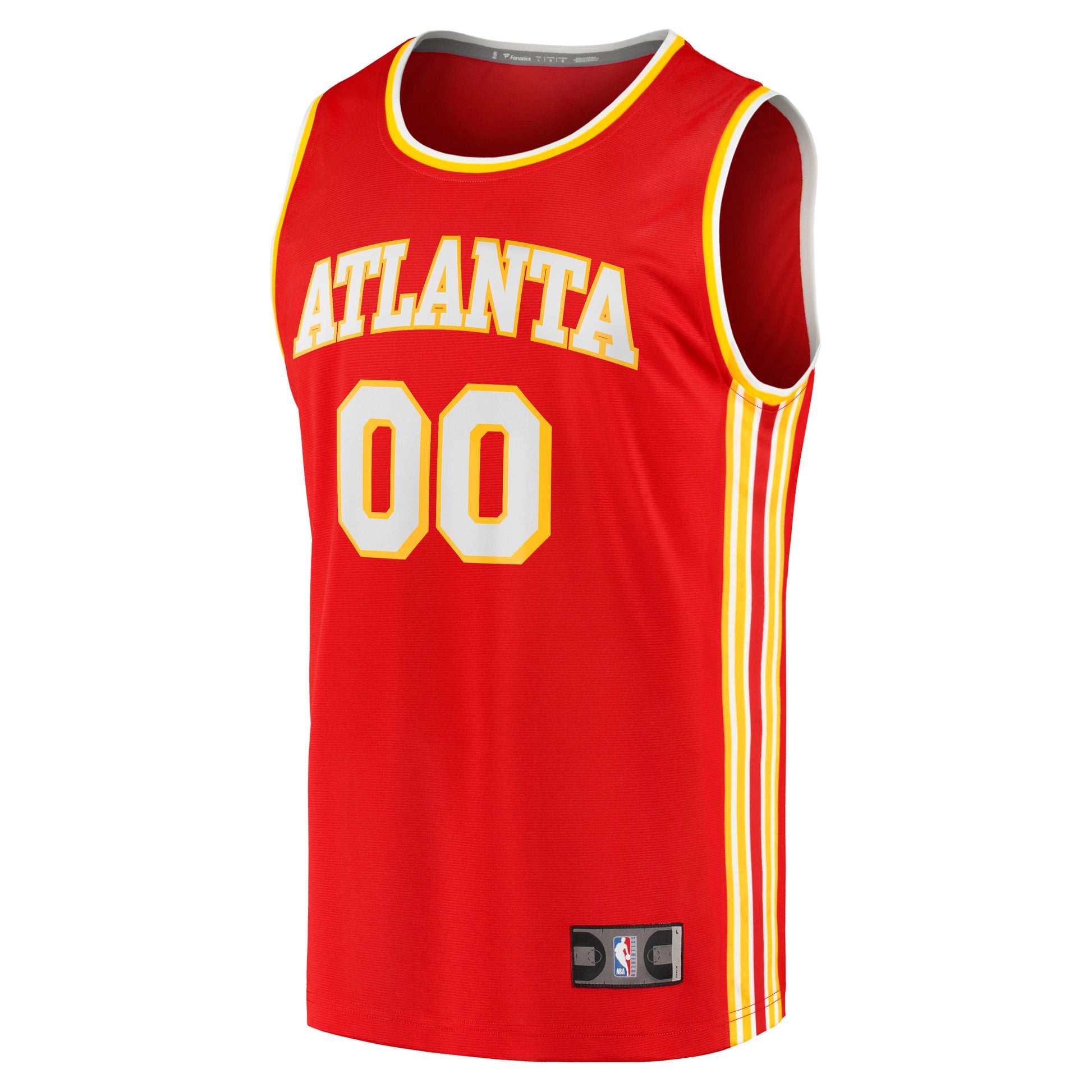 Men's Atlanta Hawks Fanatics Red Fast Break Replica Custom Jersey - Icon Edition