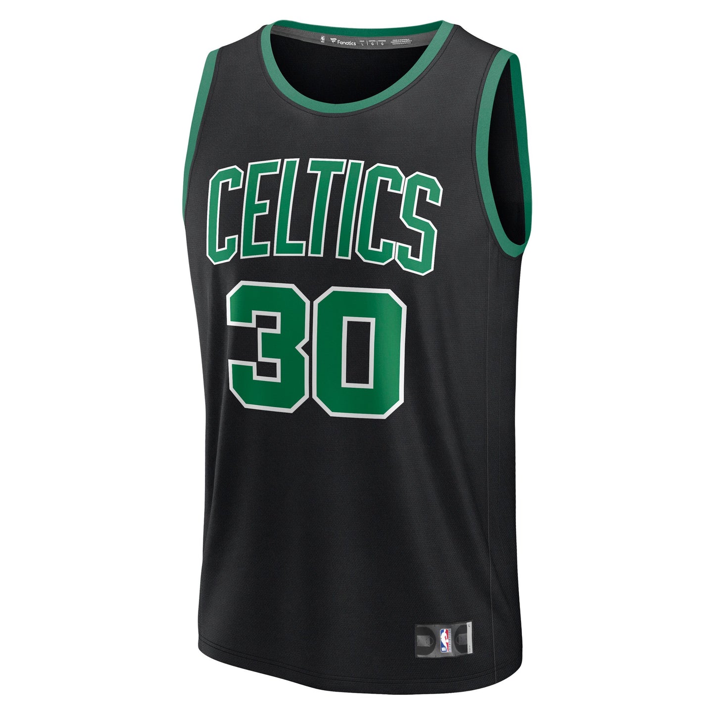 Men's Boston Celtics Sam Hauser Fanatics Black Fast Break Replica Player Jersey - Statement Edition