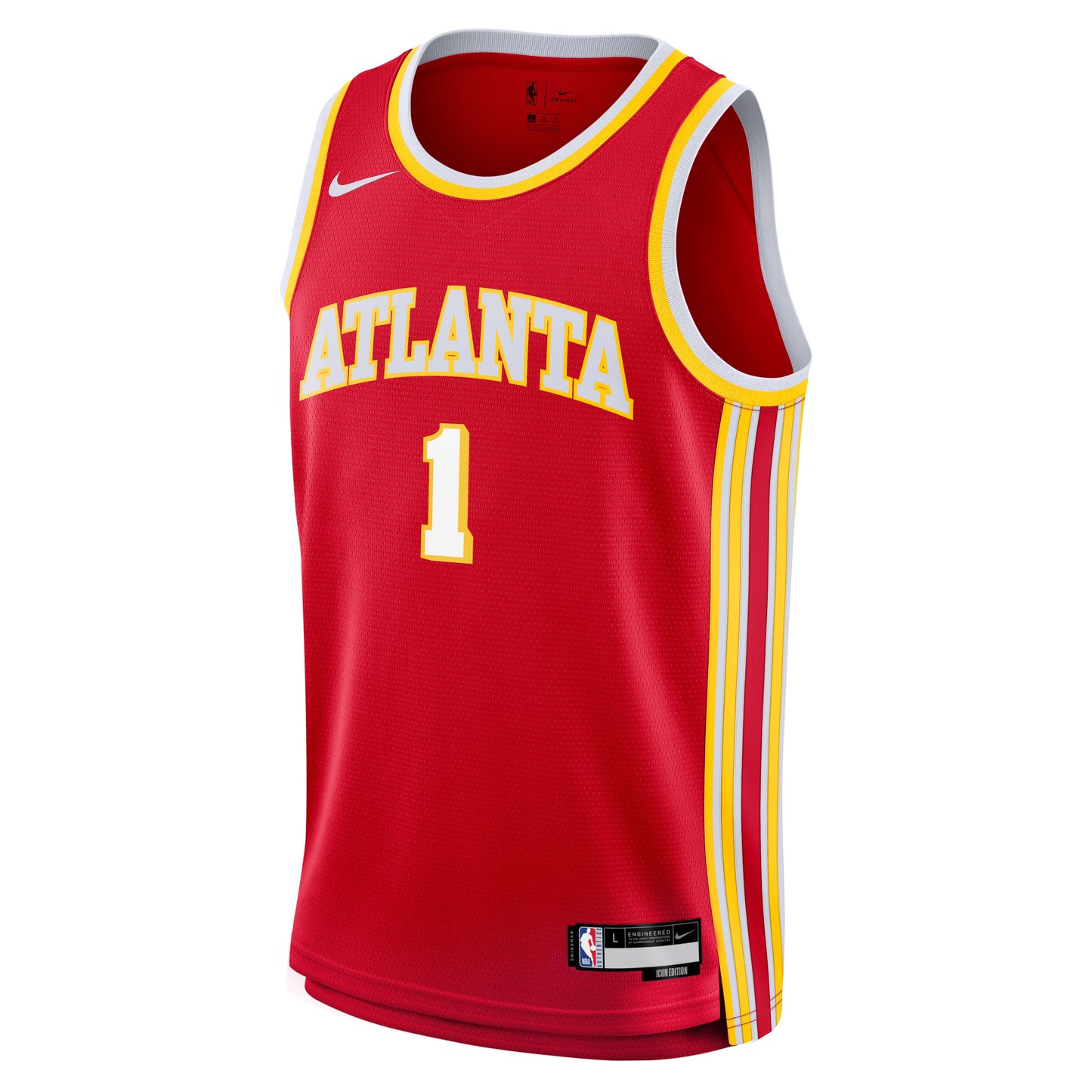 Youth Atlanta Hawks Jalen Johnson Nike Red Swingman Jersey - Icon Edition
