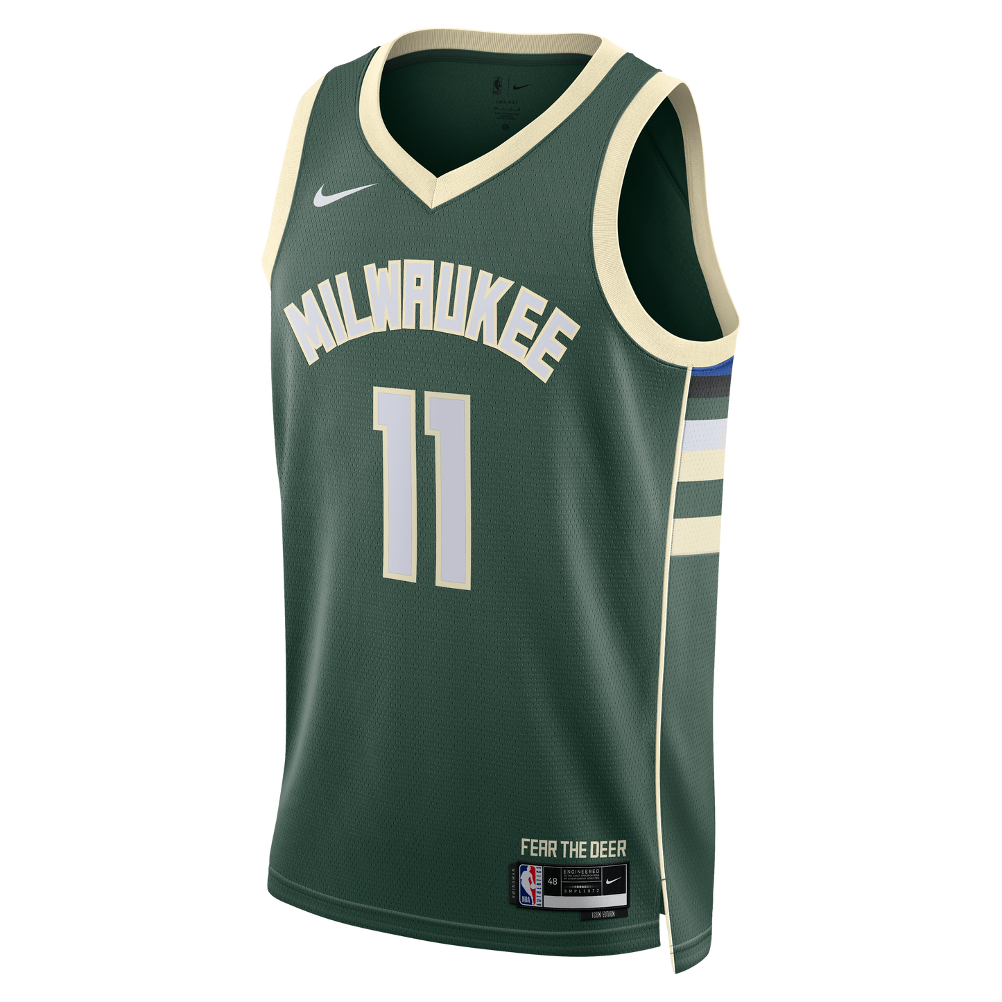 Unisex Milwaukee Bucks Tyler Herro Nike Hunter Green Swingman Jersey - Icon Edition
