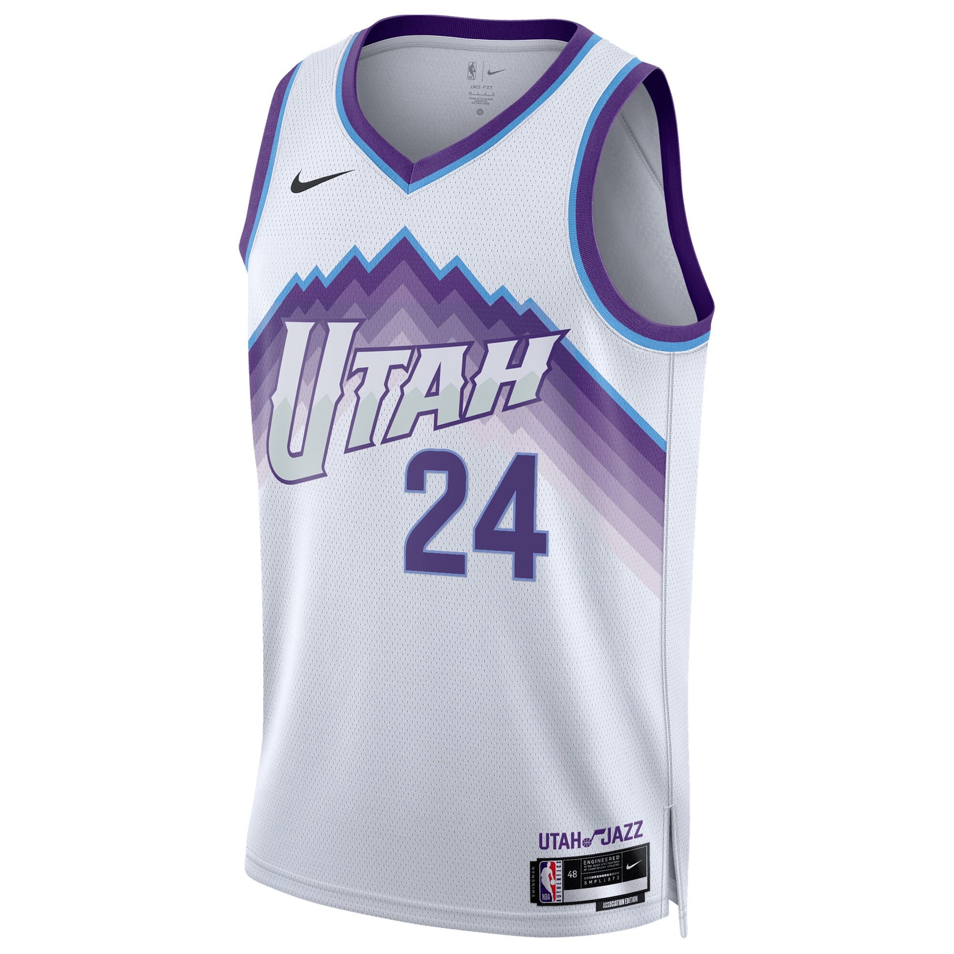 Unisex Utah Jazz Walker Kessler Nike White Swingman Jersey - Association Edition