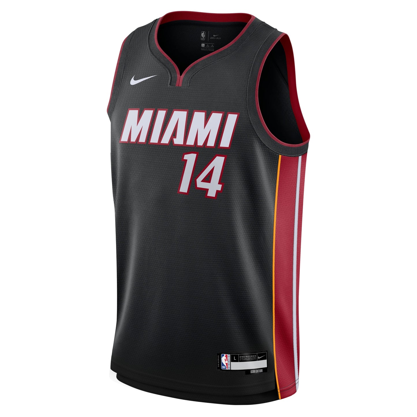 Youth Miami Heat Tyler Herro Nike Black Swingman Jersey - Icon Edition