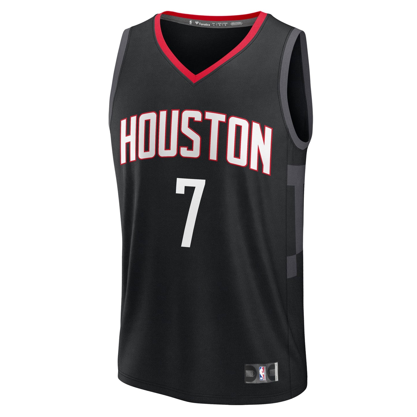 Men's Houston Rockets Kevin Durant Fanatics Black Fast Break Replica Player Jersey - Statement Edition