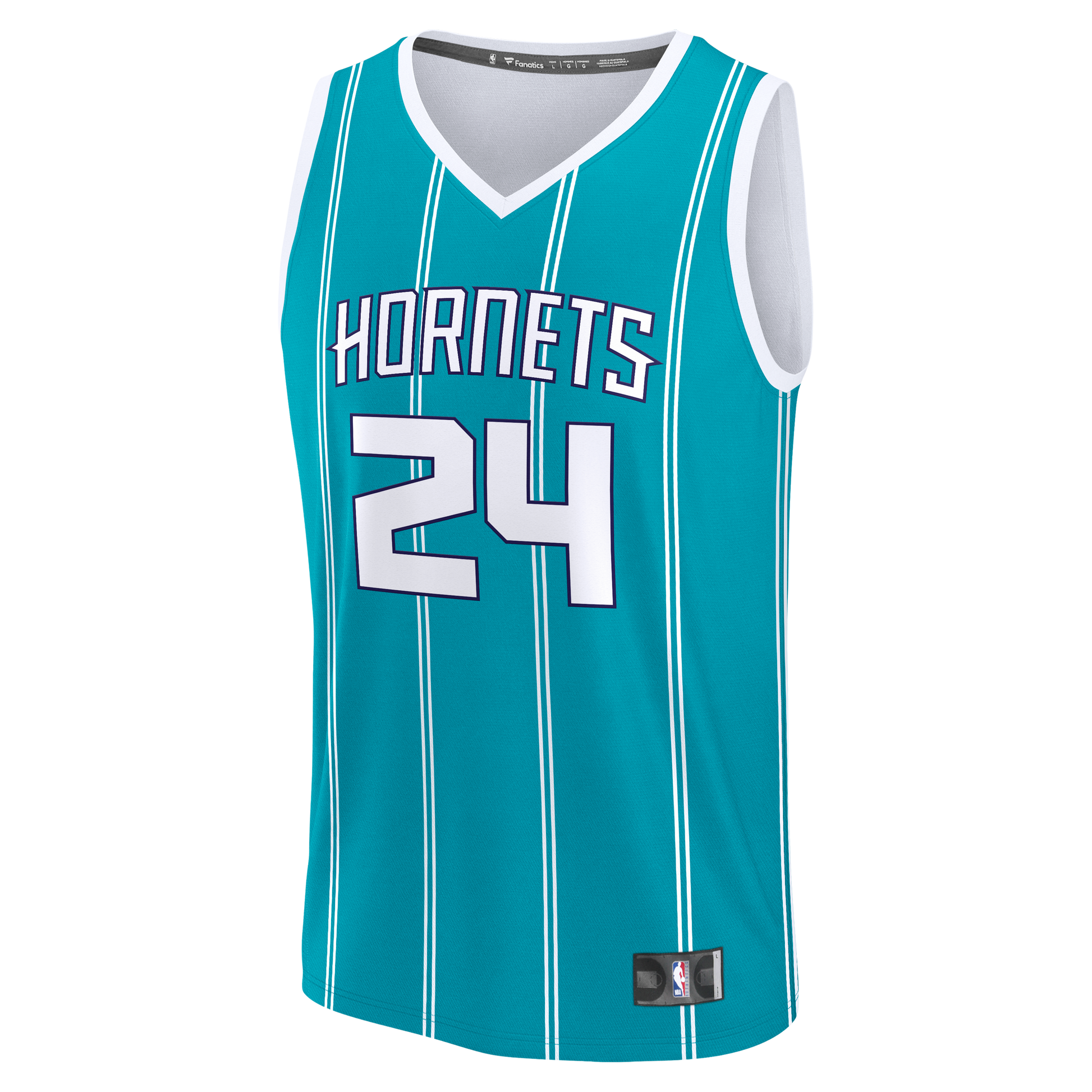 Youth Charlotte Hornets Brandon Miller Fanatics Teal Fast Break Replica Jersey - Icon Edition