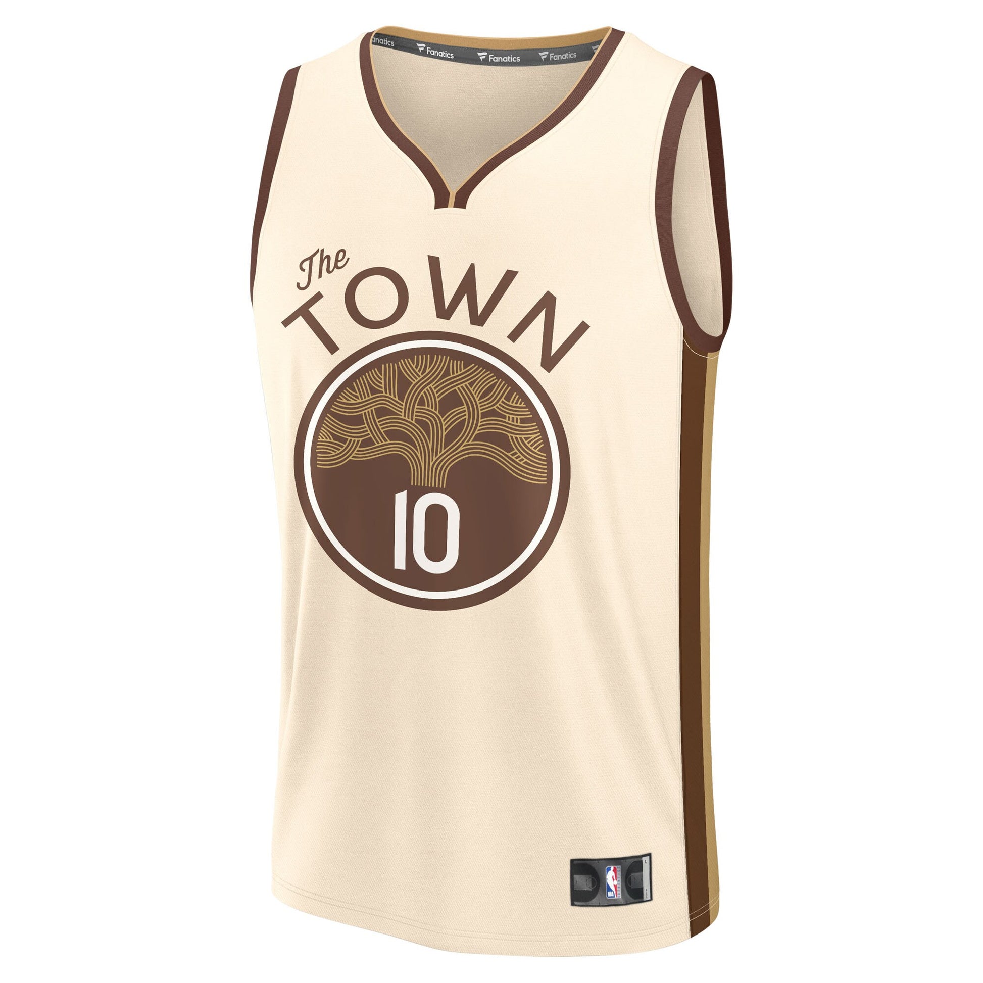 Youth Golden State Warriors Jimmy Butler III Fanatics Tan 2025/26 City Edition Fast Break Jersey