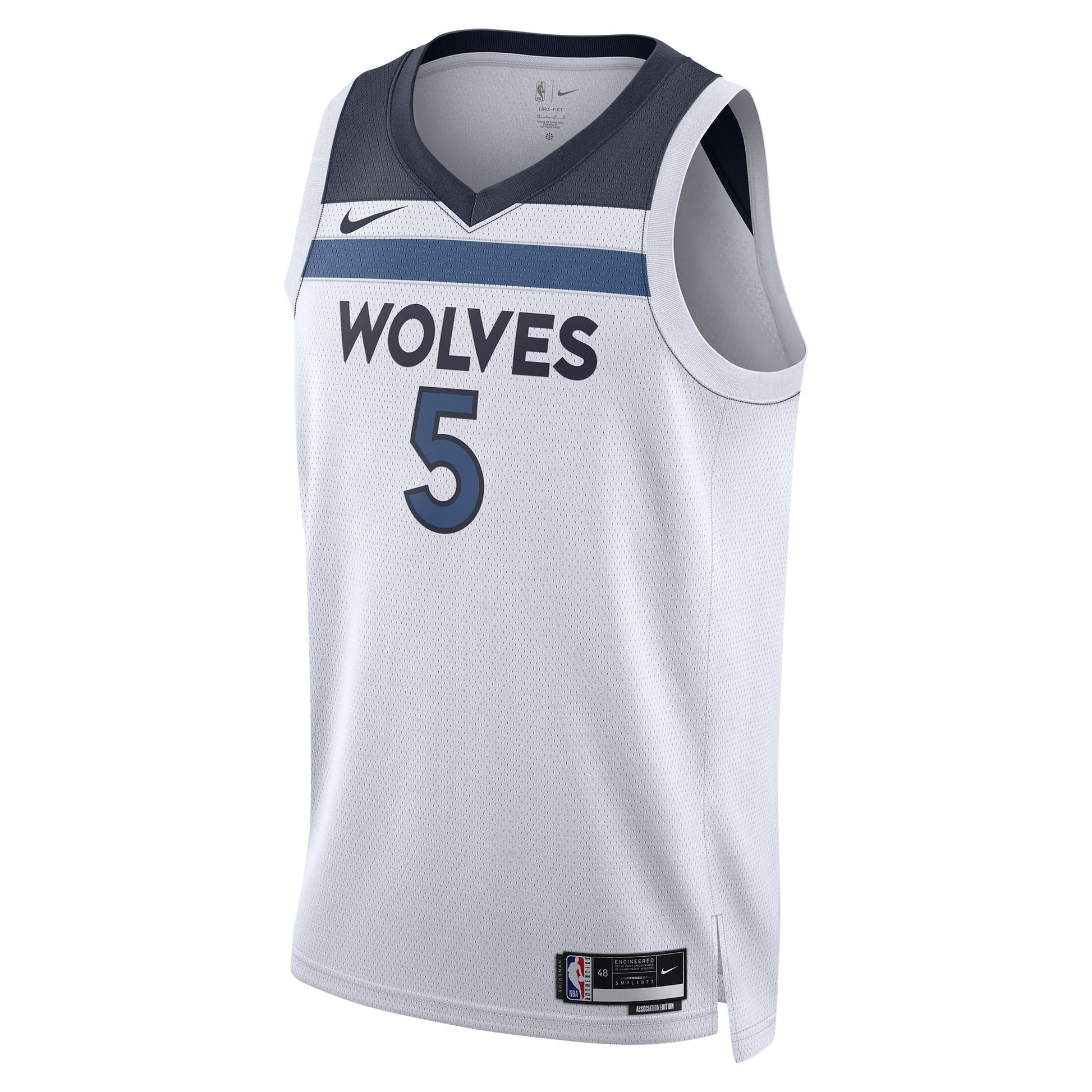Unisex Minnesota Timberwolves Anthony Edwards Nike White Swingman Jersey - Association Edition