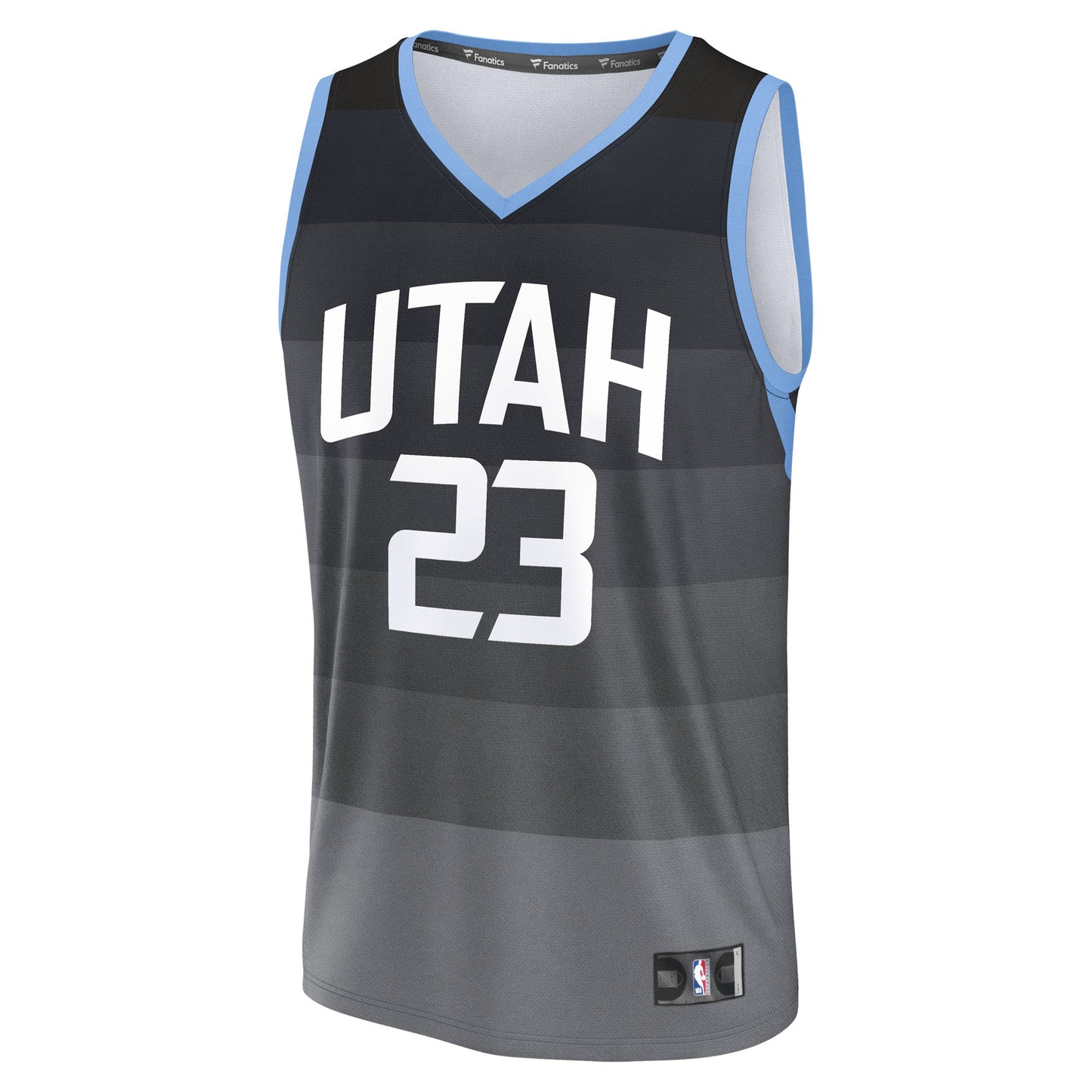 Youth Utah Jazz Lauri Markkanen Fanatics Black Fast Break Jersey - City Edition