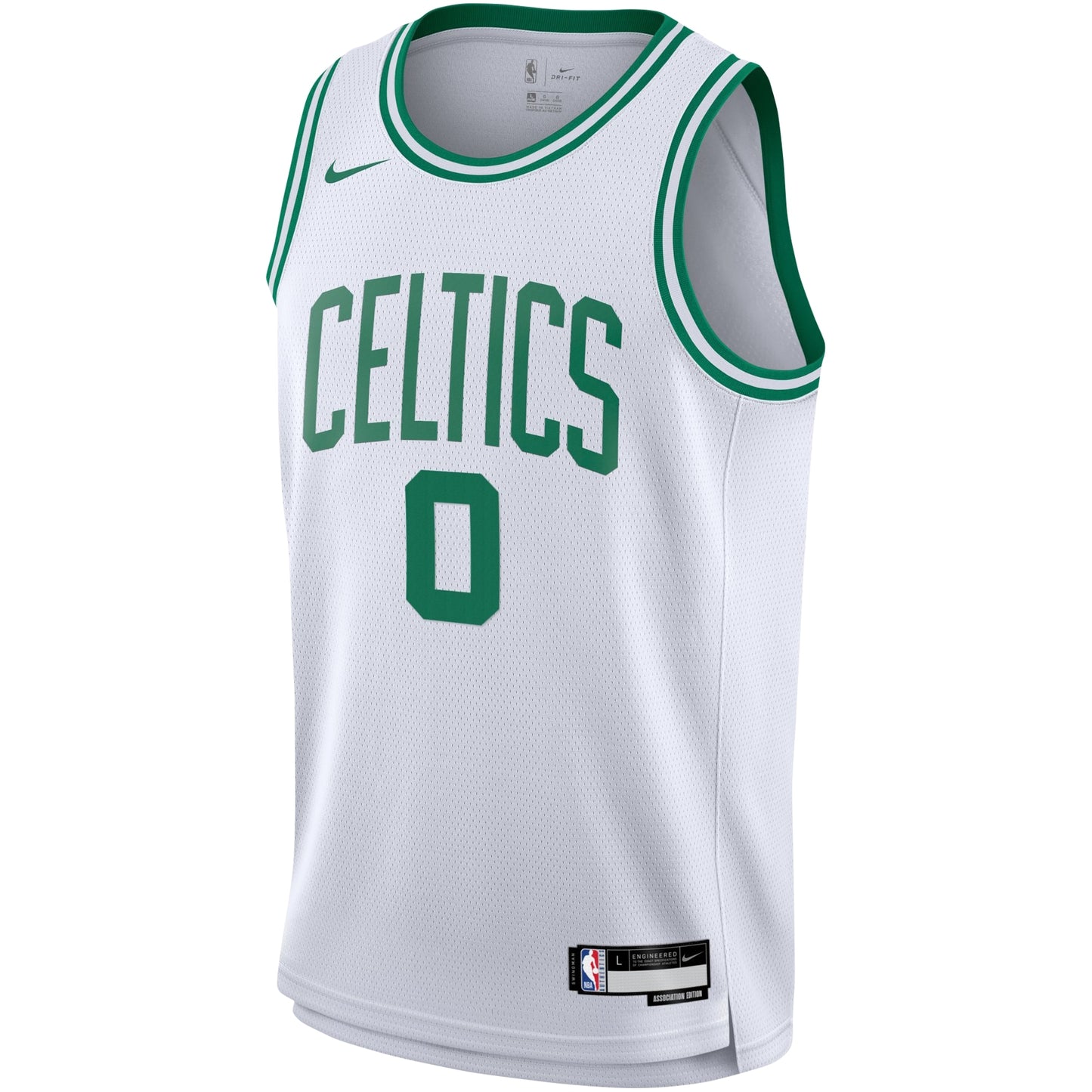 Youth Boston Celtics Jayson Tatum Nike White Swingman Jersey - Association Edition