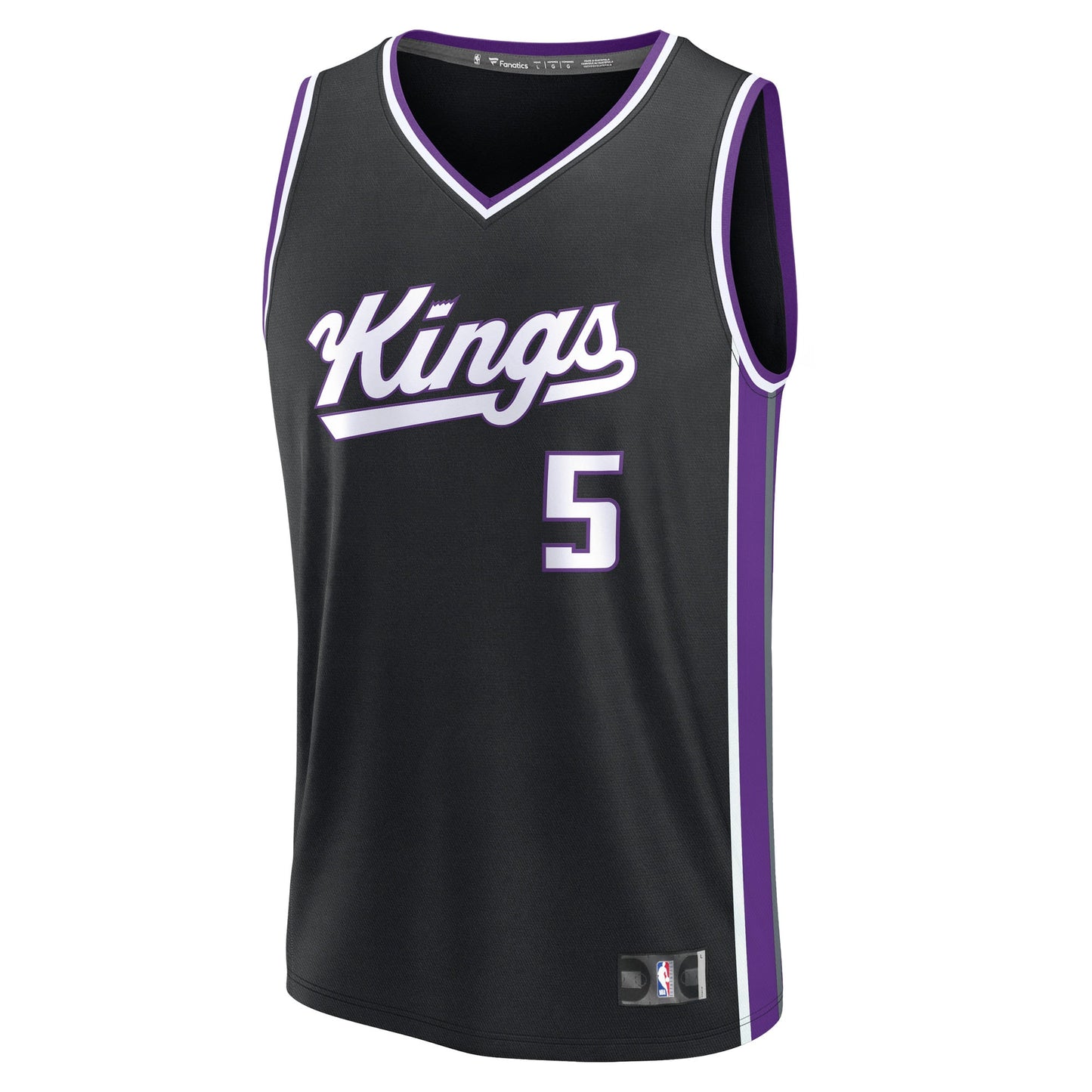 Youth Sacramento Kings Darius Acuff Jr. Fanatics Black Fast Break Replica Jersey - Icon Edition