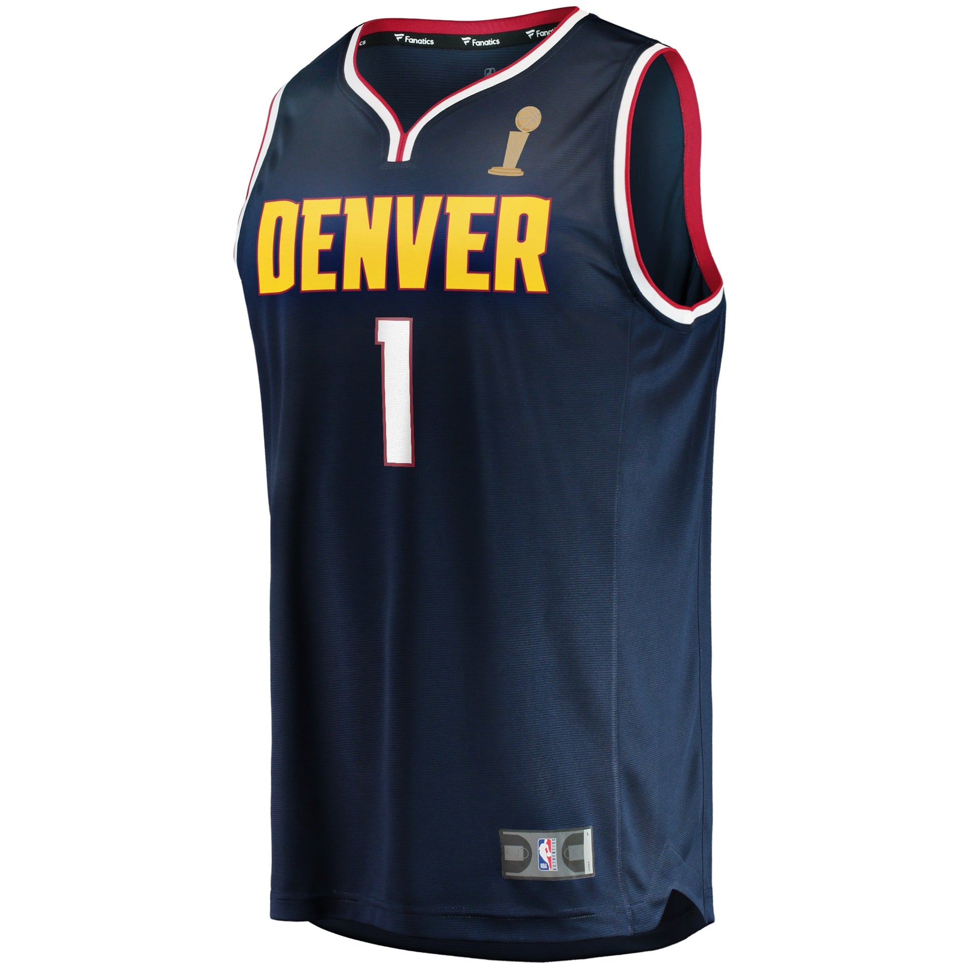 Youth Denver Nuggets Michael Porter Jr. Fanatics Navy 2023 NBA Finals Champions Fast Break Player Jersey - Icon Edition