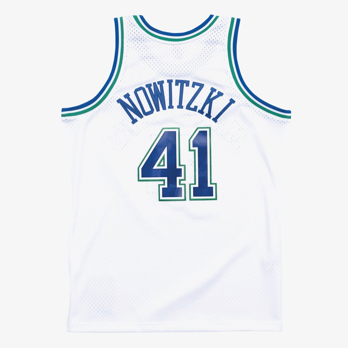 Men's Dallas Mavericks Dirk Nowitzki Mitchell & Ness White 1998-99 Hardwood Classics Swingman Jersey