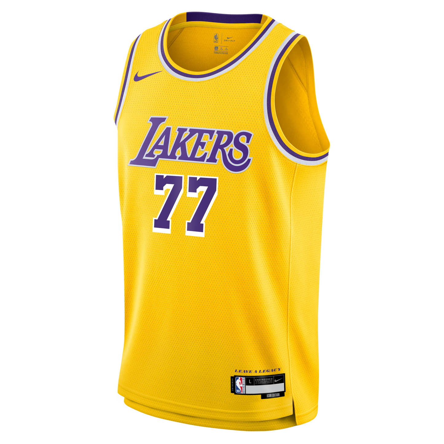 Unisex Los Angeles Lakers Luka Dončić Nike Gold Swingman Jersey - Icon Edition