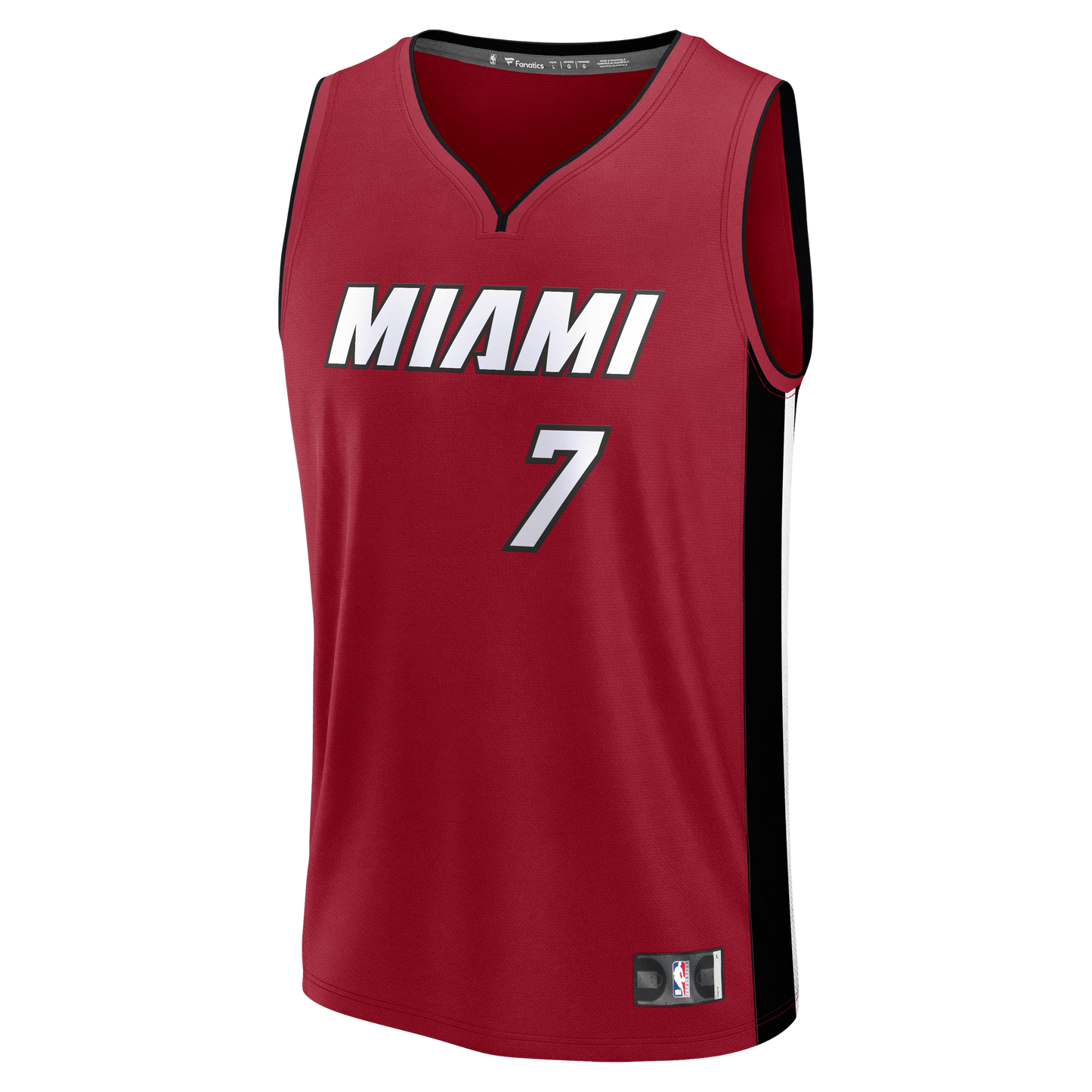 Youth Miami Heat Giannis Antetokounmpo Fanatics Red Fast Break Replica Jersey - Statement Edition