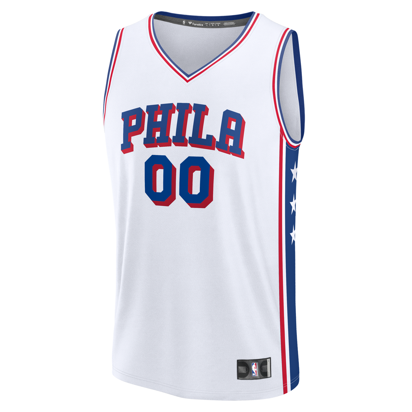 Youth Philadelphia 76ers Labaron Philon Jr. Fanatics White Fast Break Replica Jersey - Association Edition