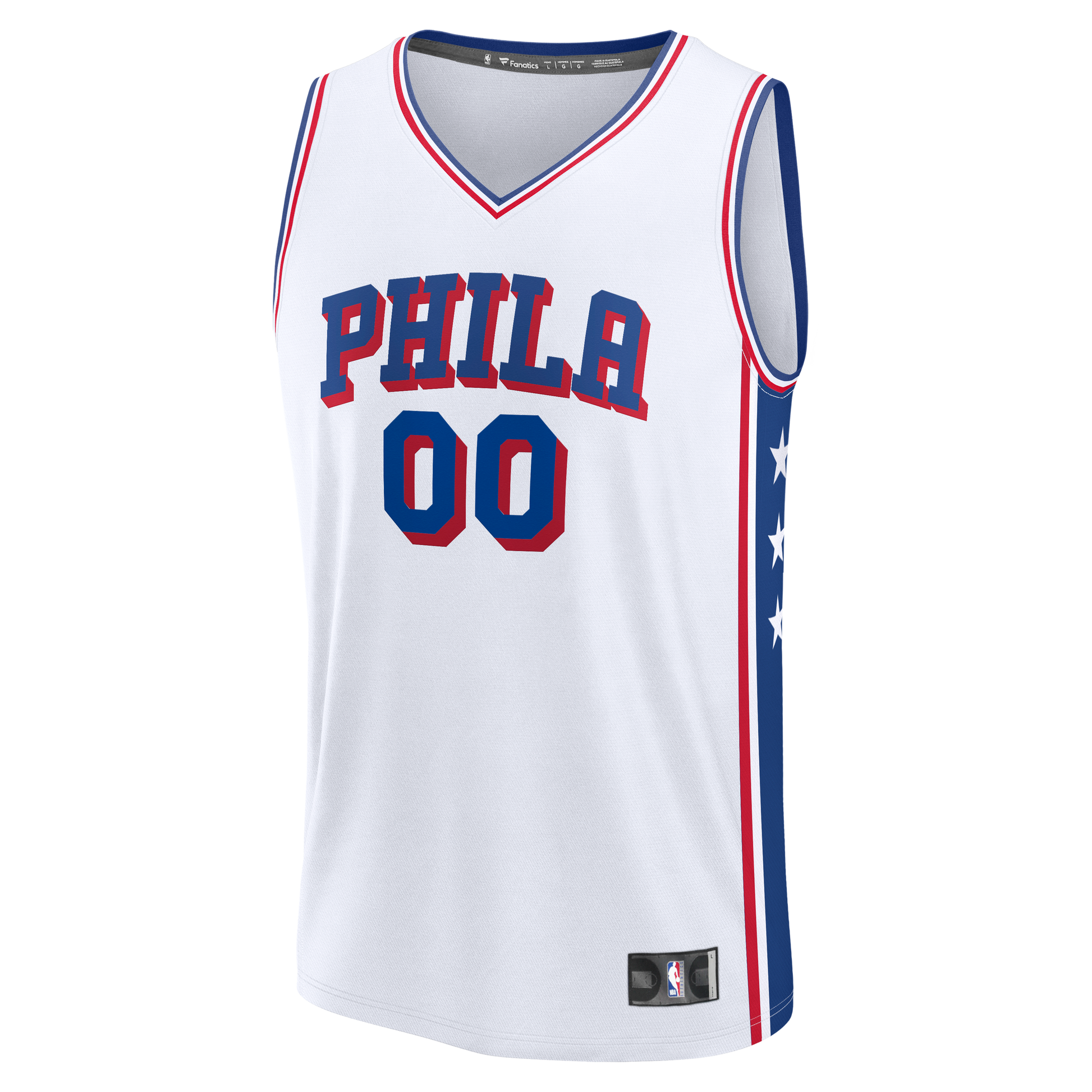 Youth Philadelphia 76ers Labaron Philon Jr. Fanatics White Fast Break Replica Jersey - Association Edition